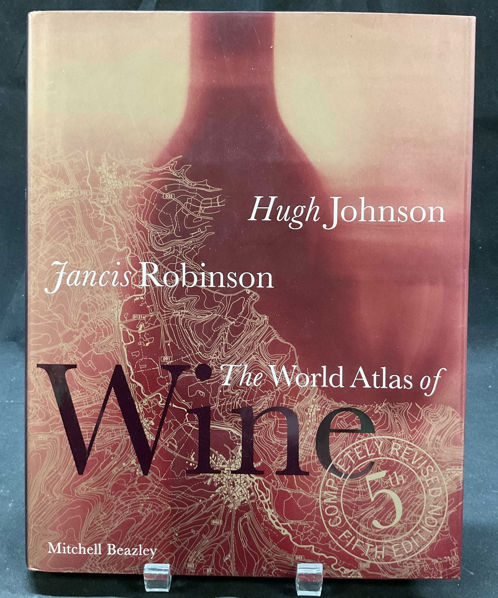 2001 Atlas Of Wine Illus Book Johnson+: The World Atlas Of Wine by Hugh Johnson and Jancis Robinson. Published by Mitchell Beazley Octopus Publishing Group, 2001. Fifth edition. Contains illustrations and text. Hard cover book with illustra