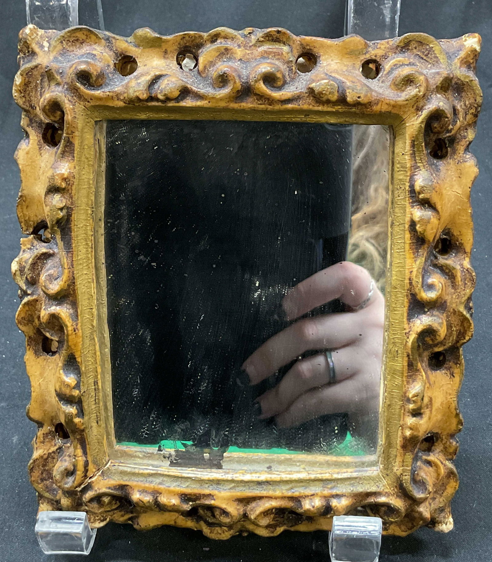 Vintage Florentine Giltwood Wall Mirror (1 of 7)