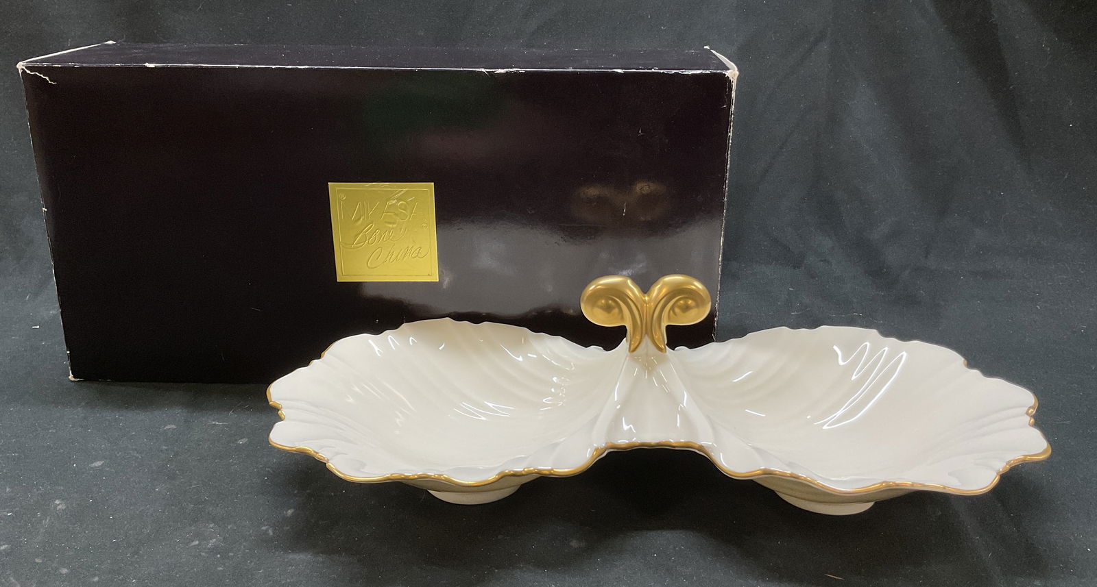 Mikasa Bone China Divided Serving Dish Japan NIB (1 of 9)