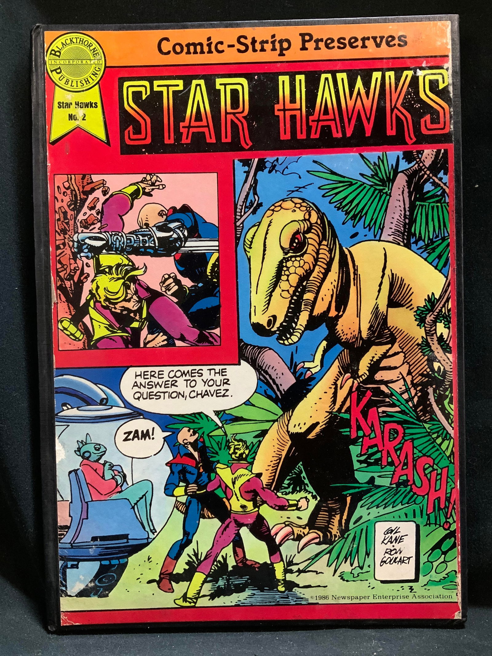 1986 Star Hawks Comic Strip Preserves Book (1 of 7)
