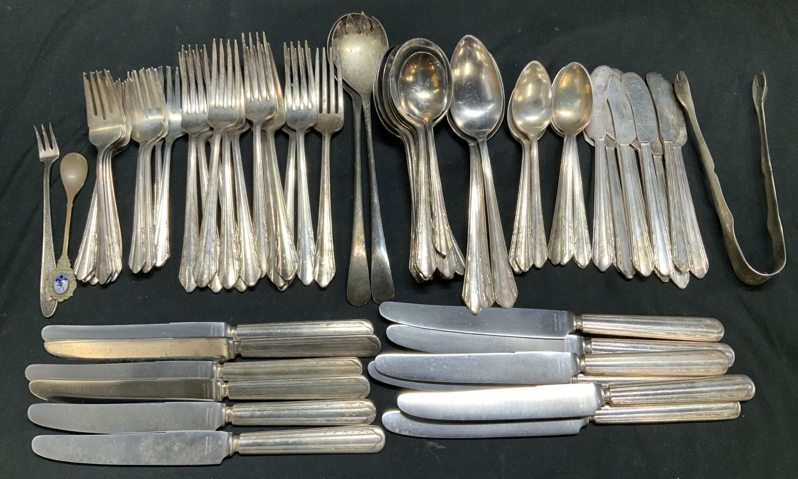 Lot 78 Assorted Silver Plated Flatware REED&BARTON (1 of 13)
