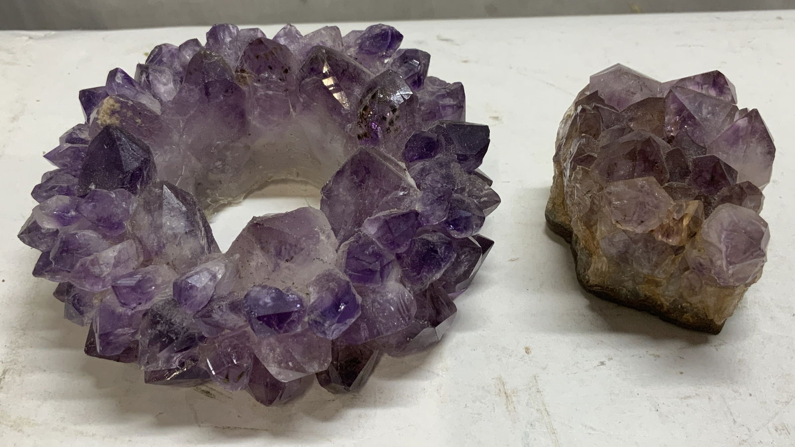 Lot 2 Natural Amethyst Quartz Specimens (1 of 6)