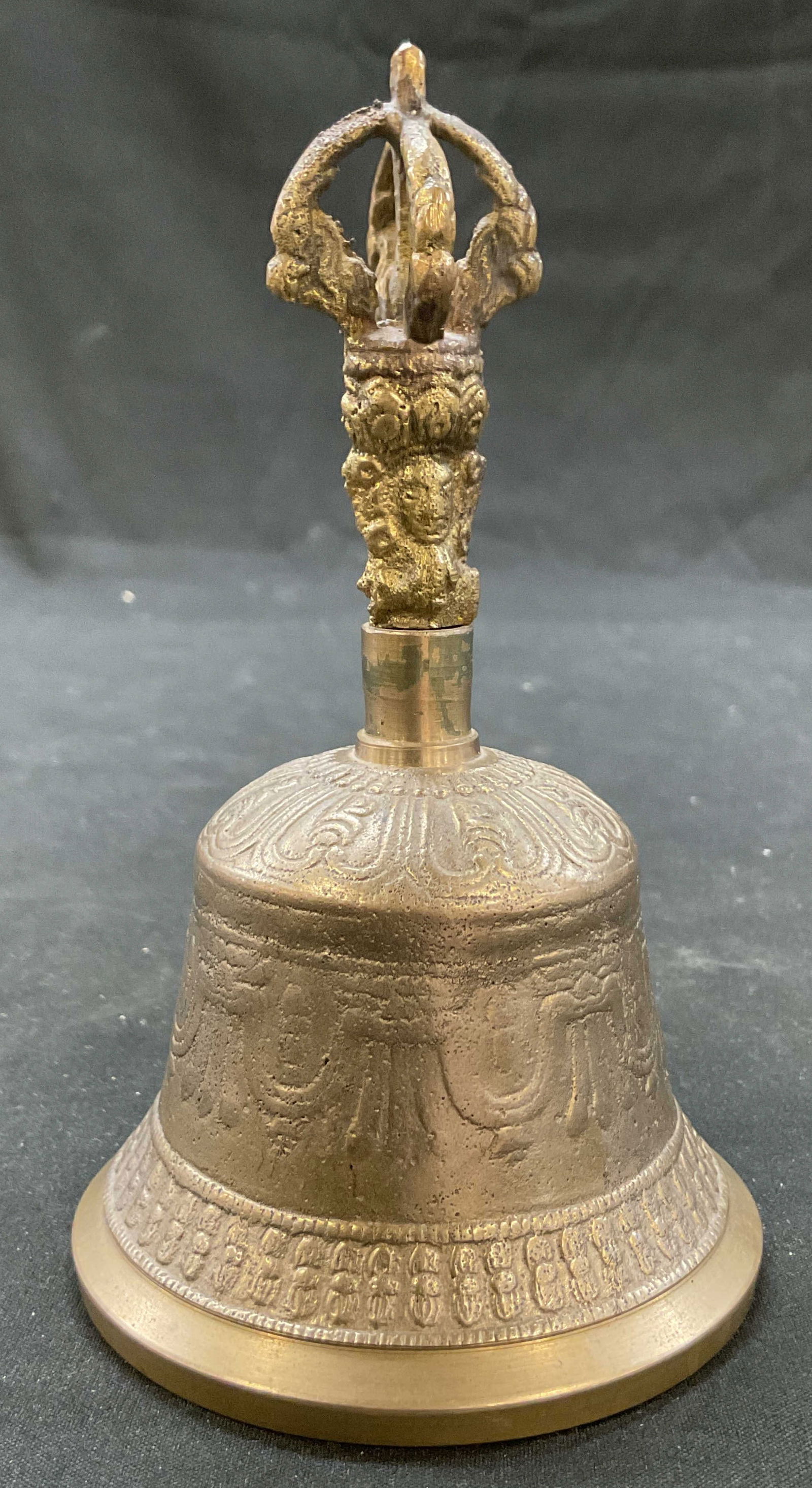 Tibetan Buddhist Cast Metal Ceremonial Bell (1 of 6)
