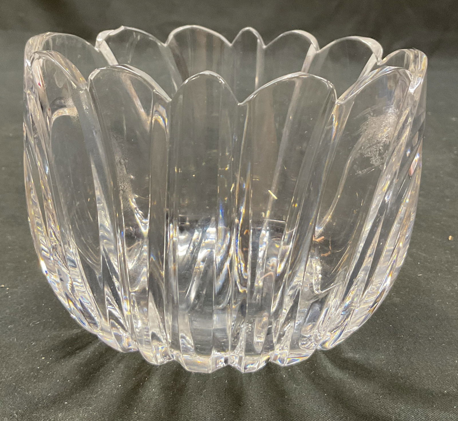 Vintage Crystal Scalloped Candy Dish (1 of 6)