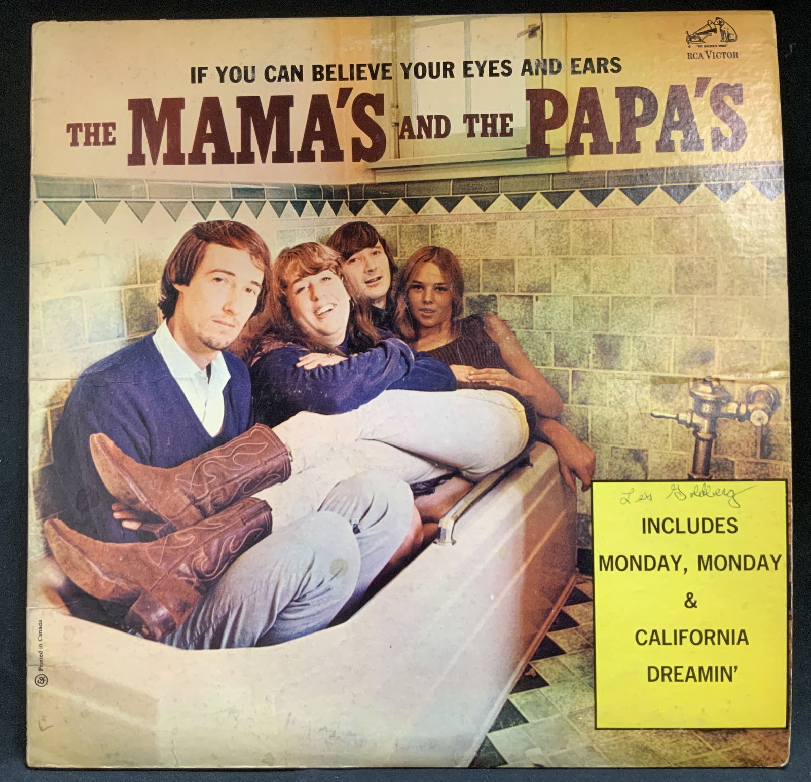 1966 Vtg The Mamas & The Papas Vinyl Record (1 of 6)