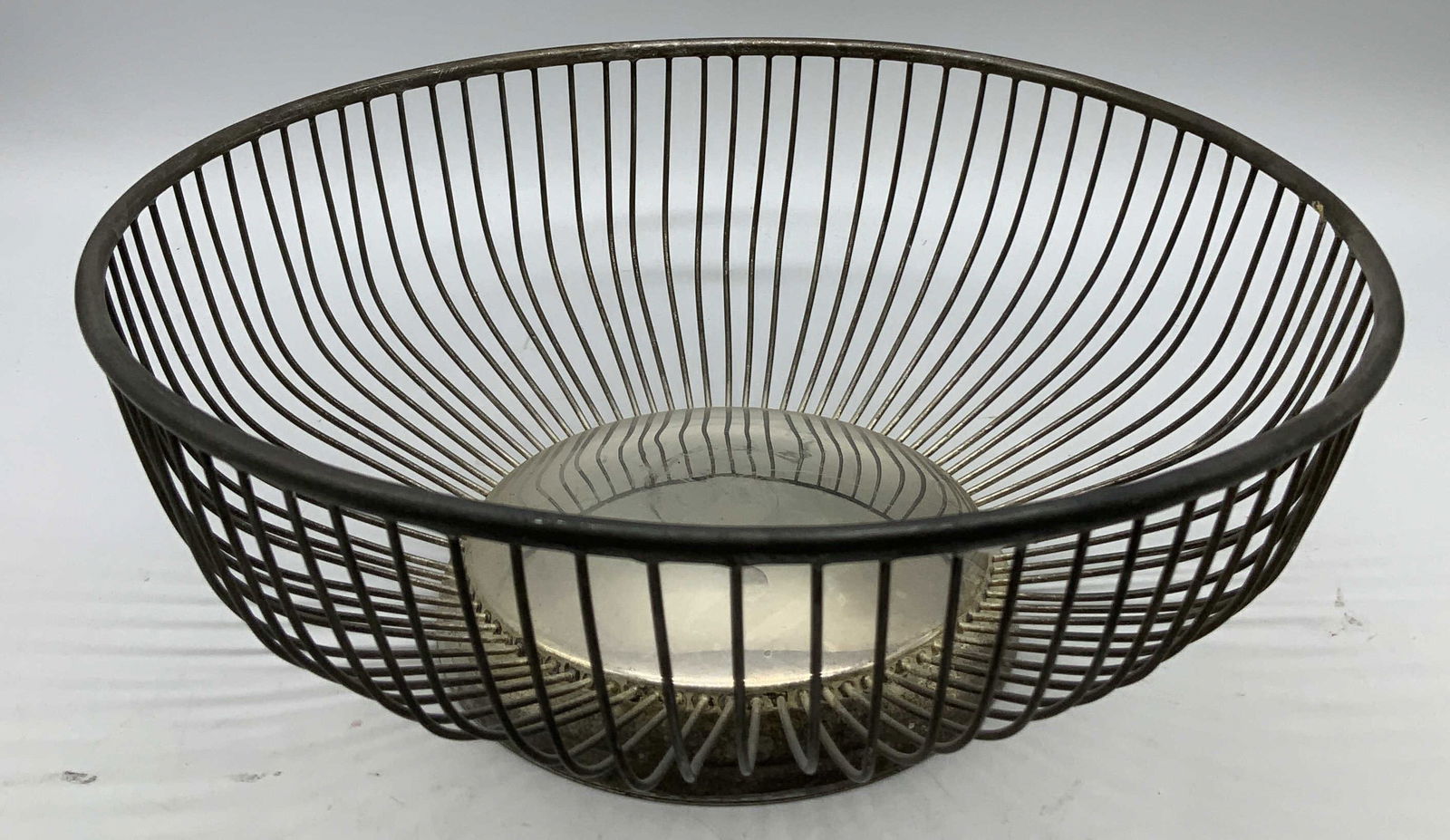 Vtg Leonard Silver Plated Wire Basket HONGKONG (1 of 6)