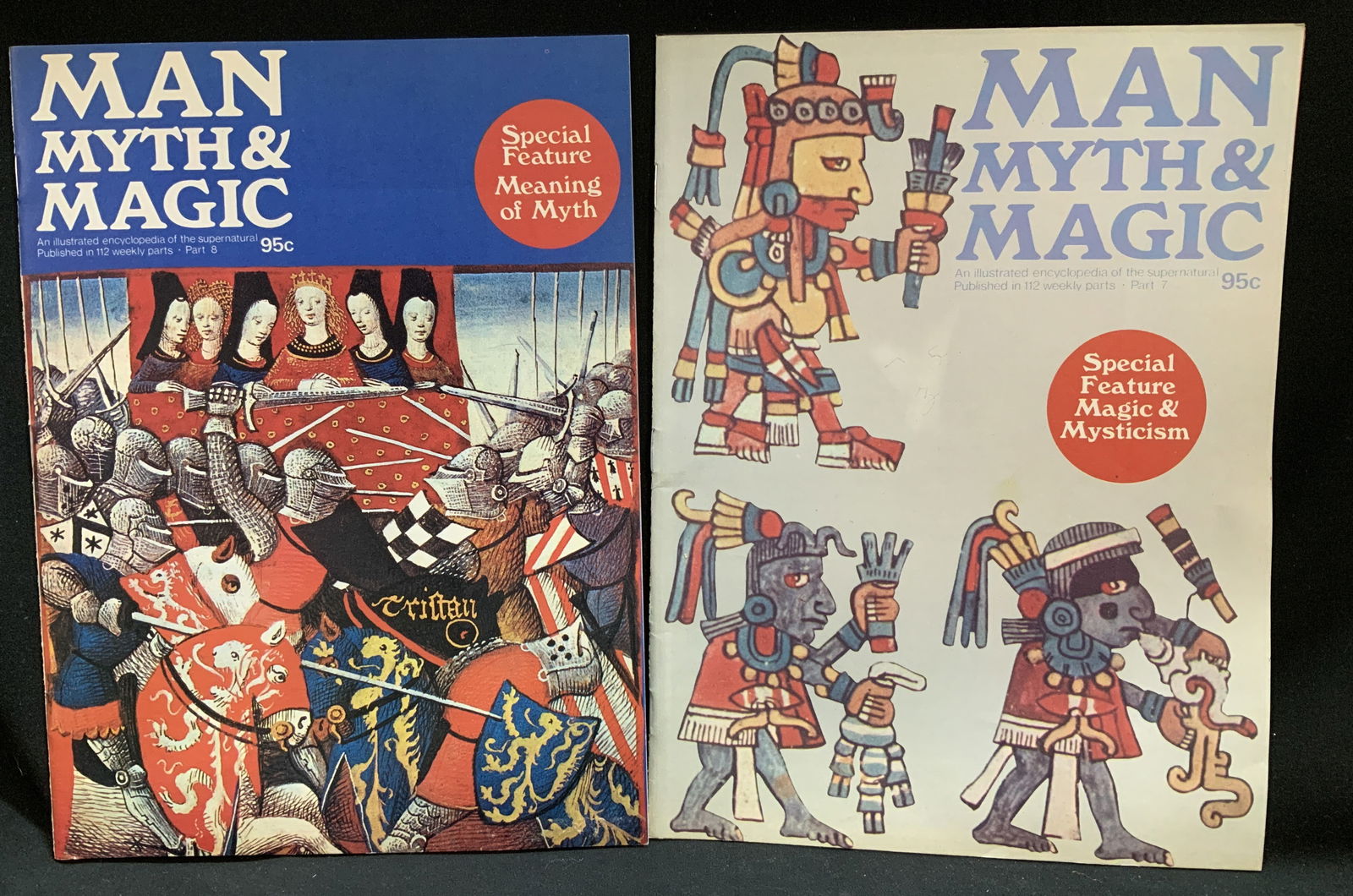 Lot 2 1971 Man Myth & Magic Illustr Encyclopedia (1 of 7)