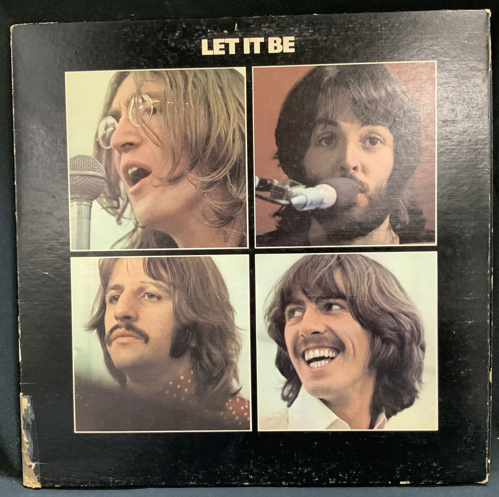 Vntg Let It be The Beatles Vinyl Record (1 of 6)