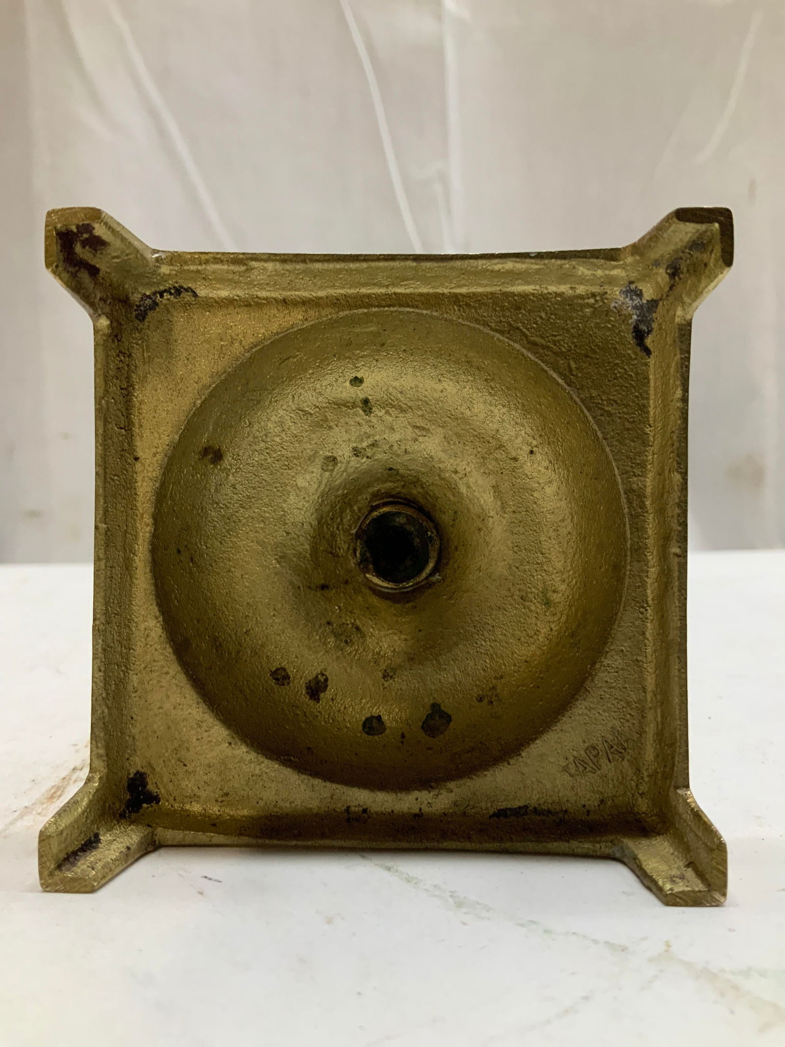 Pair Vtg Brass Candlestick Holders - 5