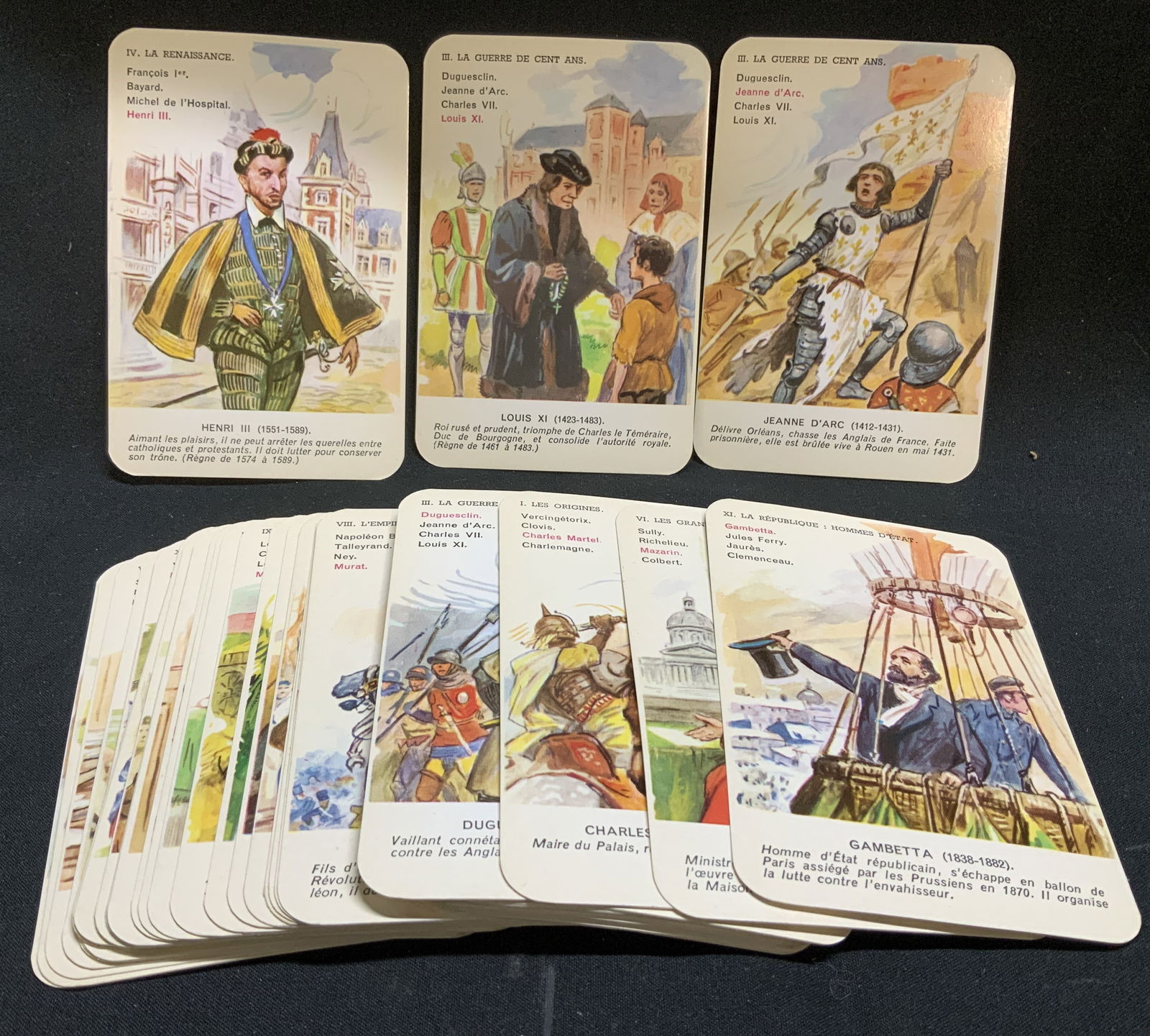 Lot 20+ Vtg French Illustr Collectible Cards (1 of 6)