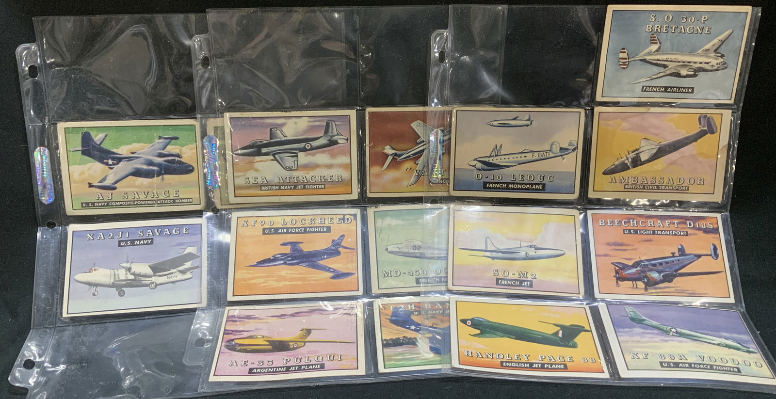 Lot 16 1952 TOPPS Wings Aircraft Trading Cards (1 of 8)