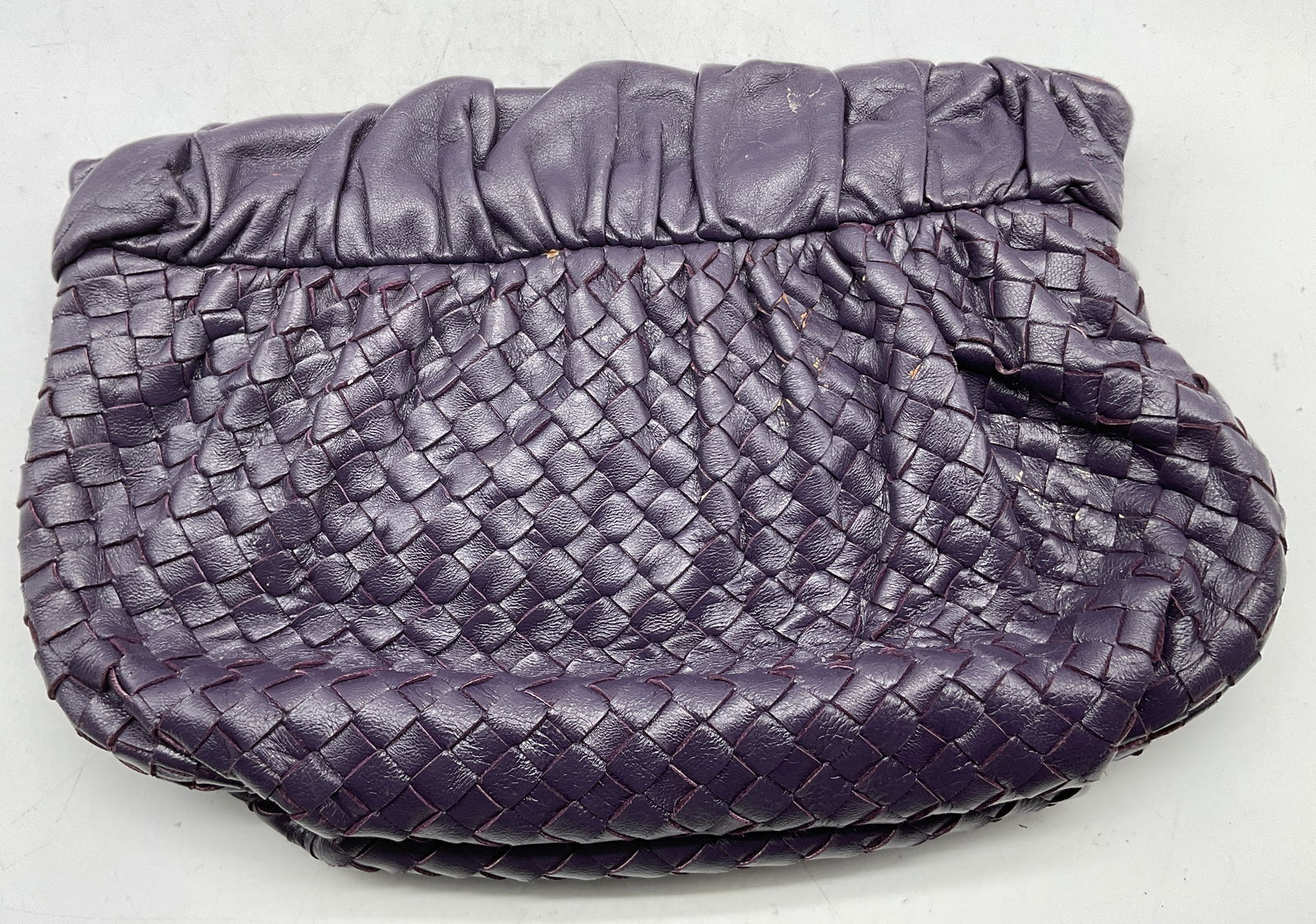 Morris Moskowitz Purple Leather Purse (1 of 7)