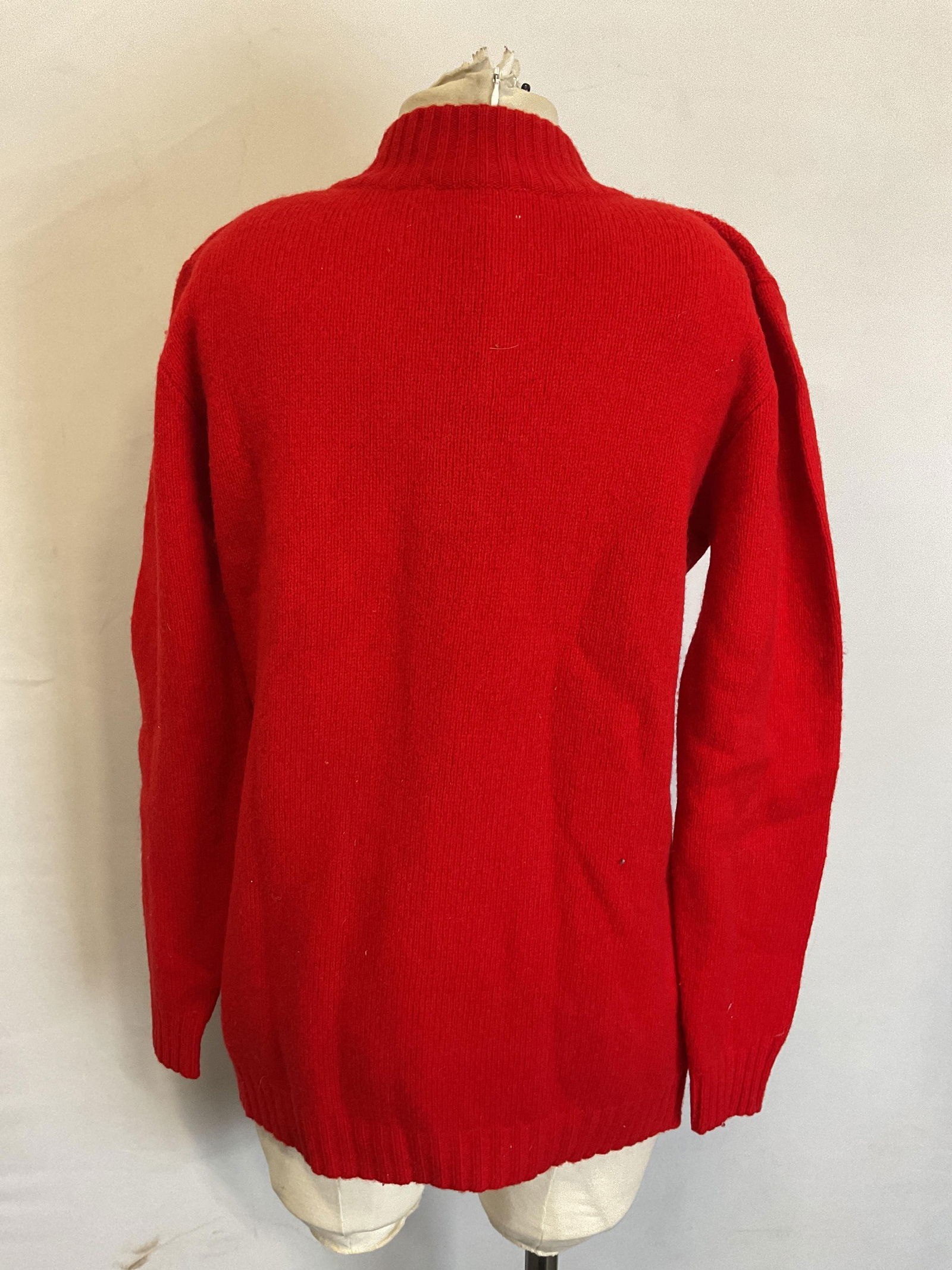 Neyret Paris Red Wool Buttoned Sweater - 3