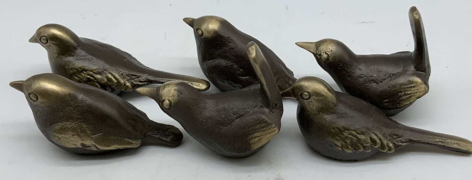 Lot 6 Scott Nelles Cast Bronze Bird Figurines (1 of 6)