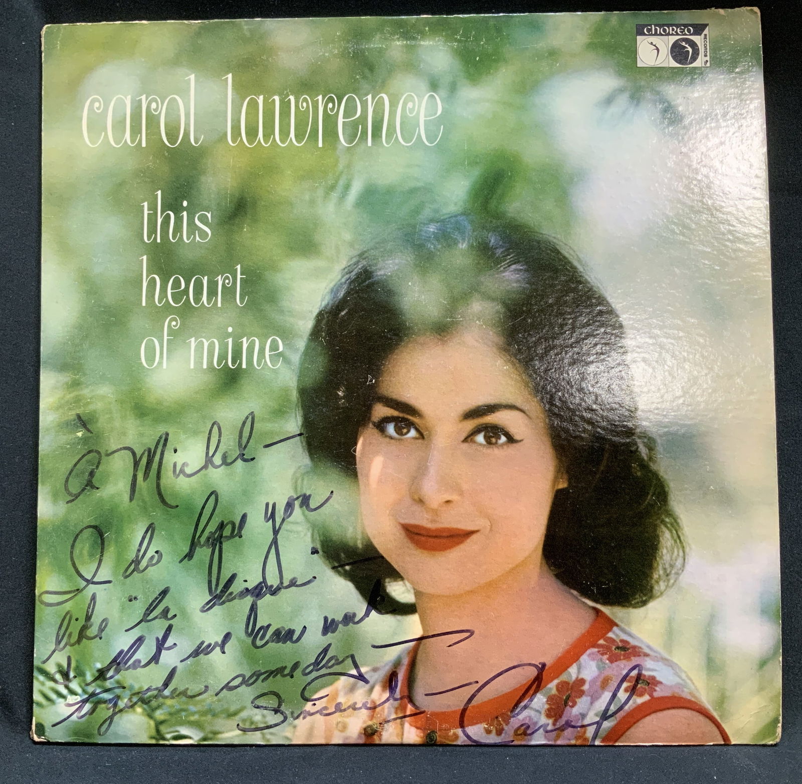 Sgnd 1962 Carol Lawrence Vinyl Record (1 of 6)