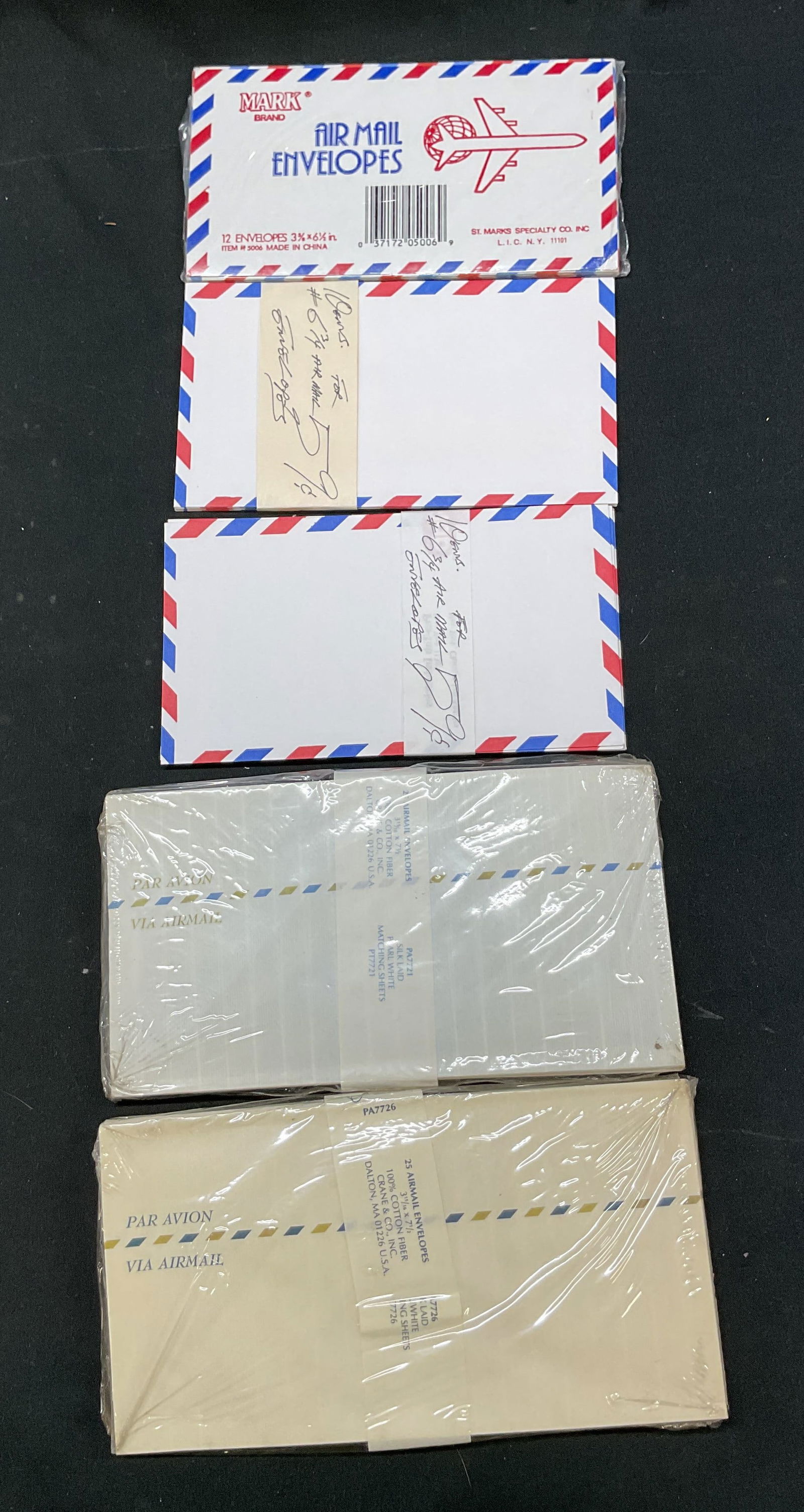 Grp Lot 30+ Unopened Vtg Air Mail Envelopes Mark+ (1 of 9)