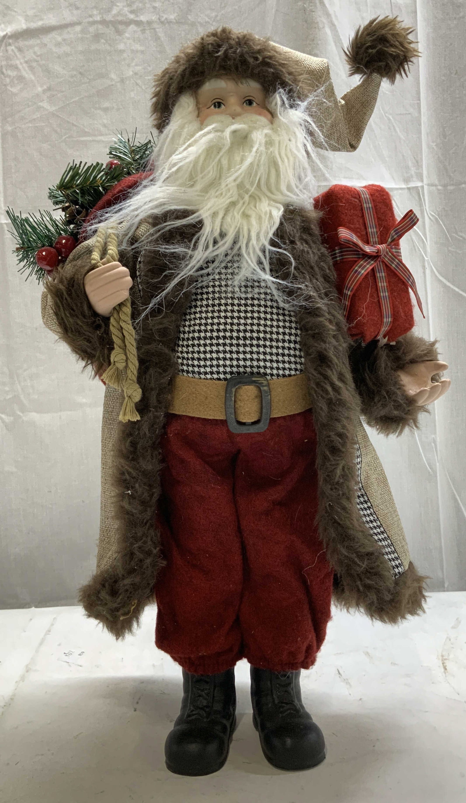 Rustic Santa Claus Deco Figurine 18.8in (1 of 6)