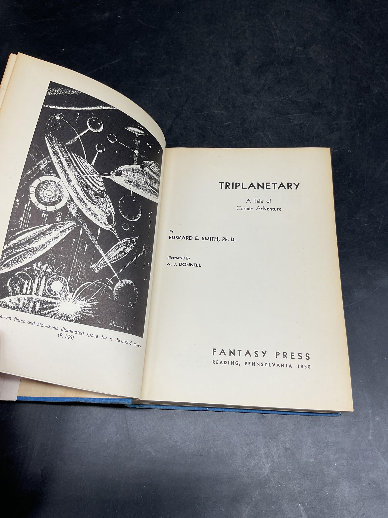 1950 Edward E Smith Triplanetary, Illustrated - 4