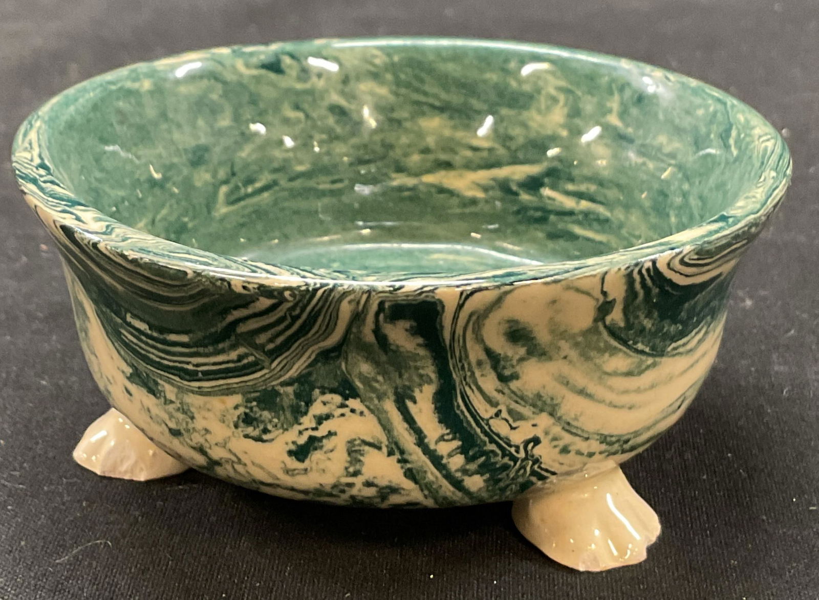 Vintage Ceramic Footed Trinket Dish (1 of 8)