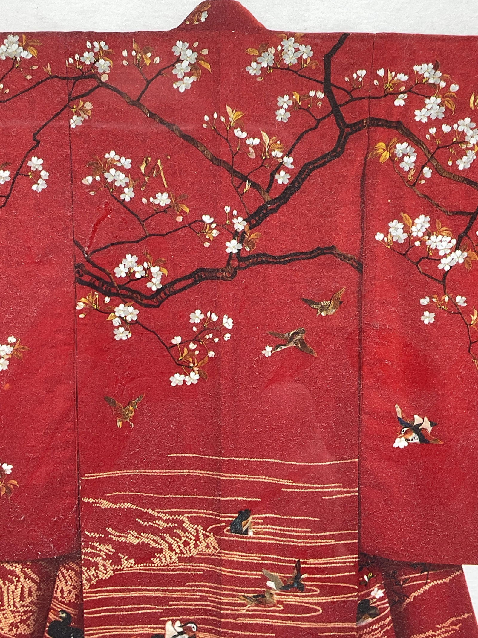 Framed Red Kimono Lithograph - 5