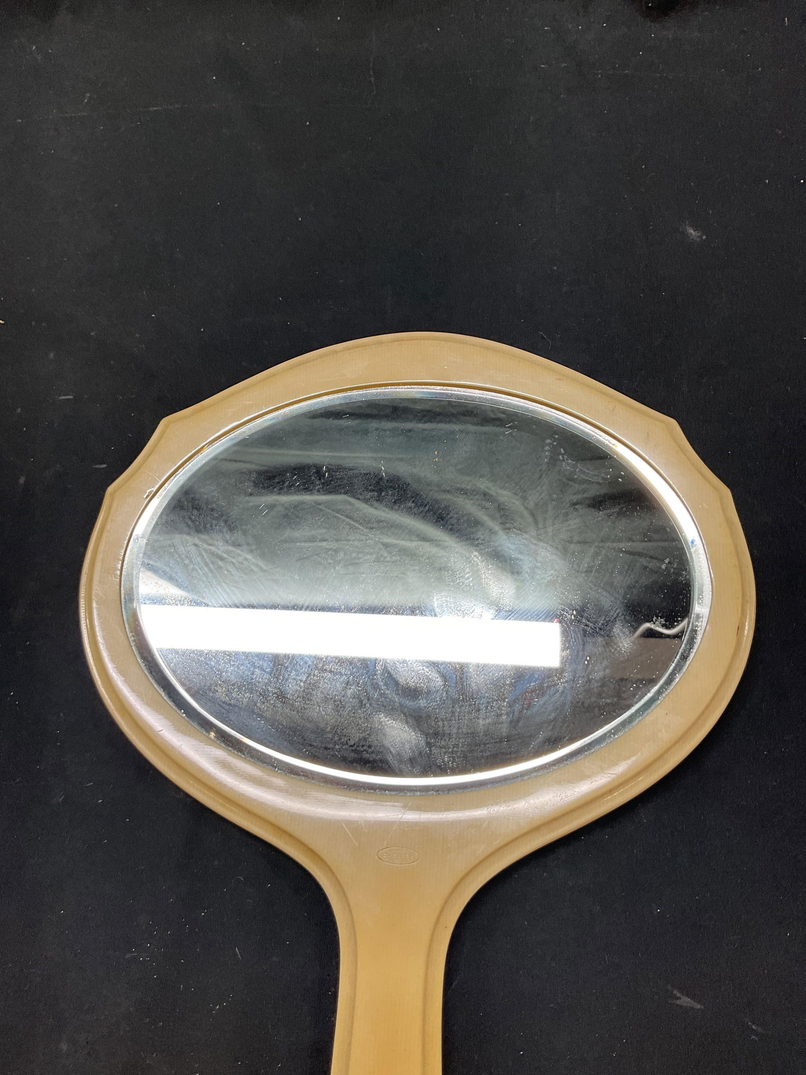 Du Barry Pyralin Monogram Handheld Mirror - 4