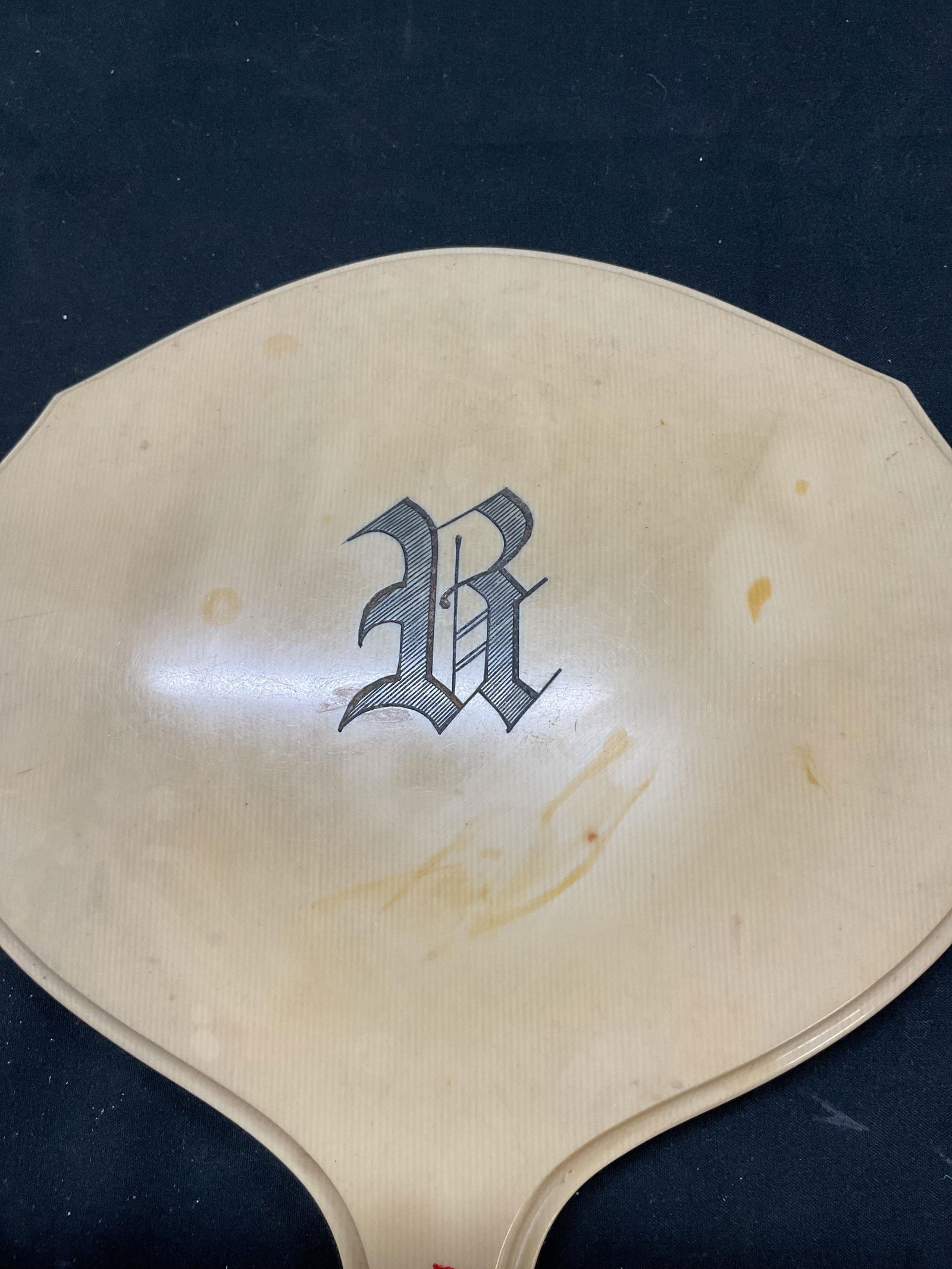 Du Barry Pyralin Monogram Handheld Mirror - 6