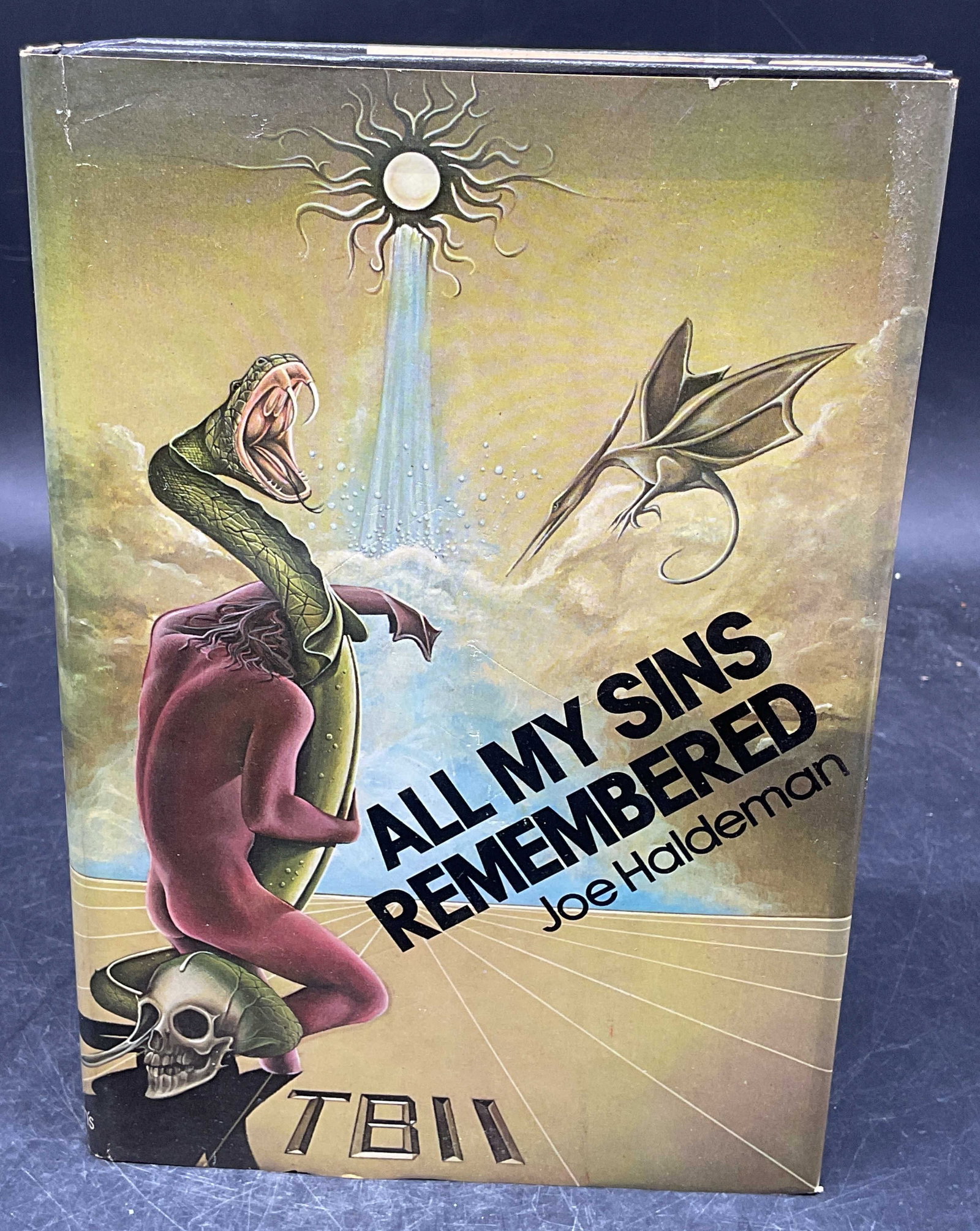 Haldeman All My Sins Remembered 1st Ed 1977: Hardcover first edition All My Sins Remembered by Joe Haldeman. St Martins Press, 1977. Measures approx. 8.5 x 5.75 inches. Some wear to cover, pages, and binding consistent with exposure. Book, vinta