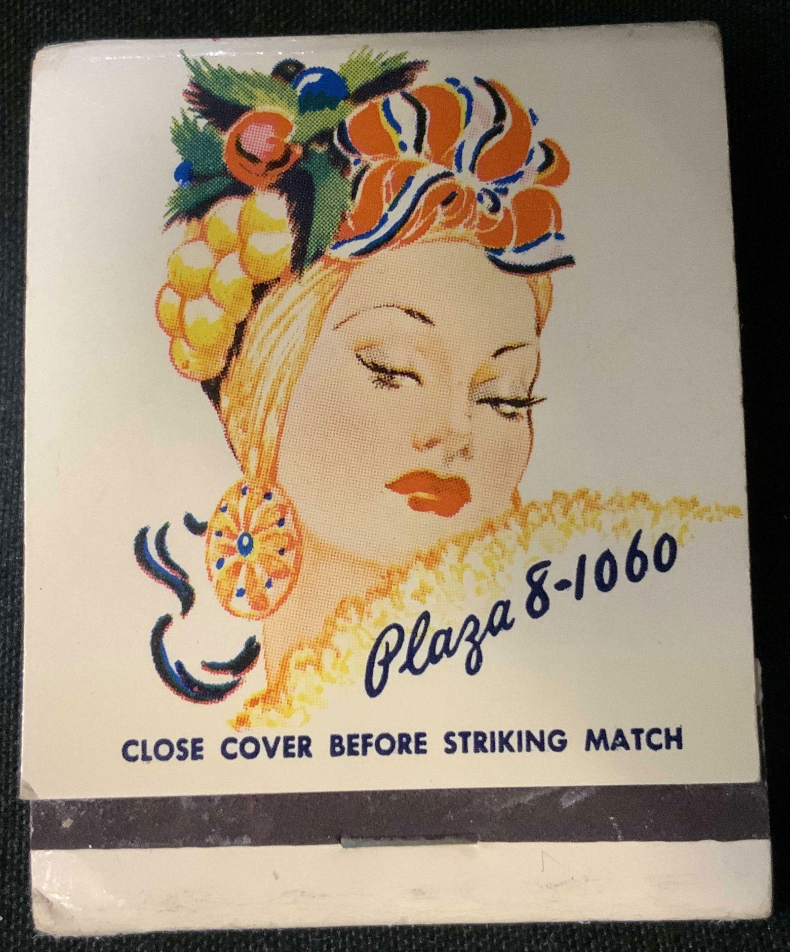 C.1940s Copacabana NY Nightclub Advert. Matchbook: Vintage matchbook advertising the famous Copacabana nightclub in New York City. Matchbook features artwork by Wesley Morse. Features plaza number on cover. Circa 1940s or 1950s. This iconic venue was