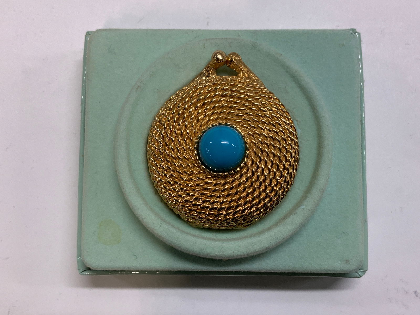 C.1960s Estee Lauder Solid Perfume Compact W Bx - 2