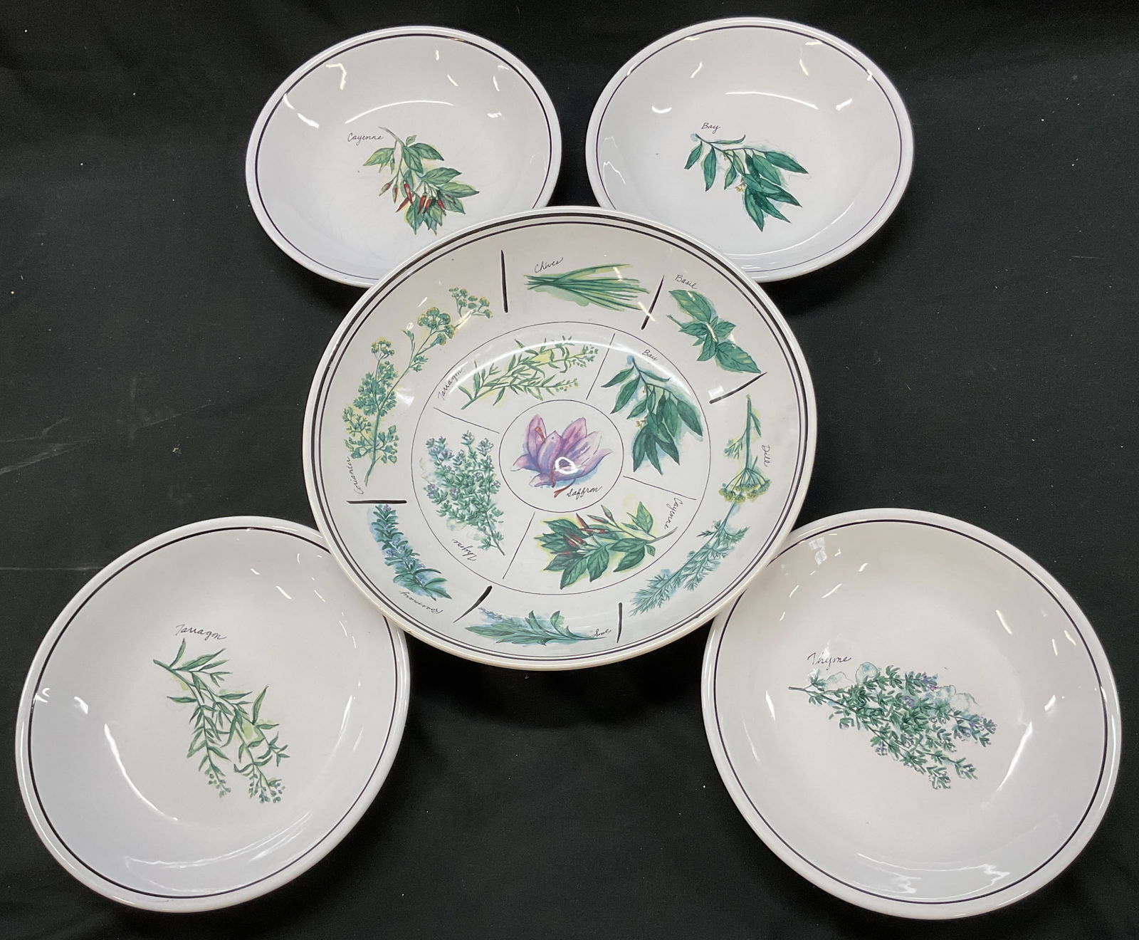 Lot 5 Williams Sonoma Ceramic Bowls Portugal (1 of 8)