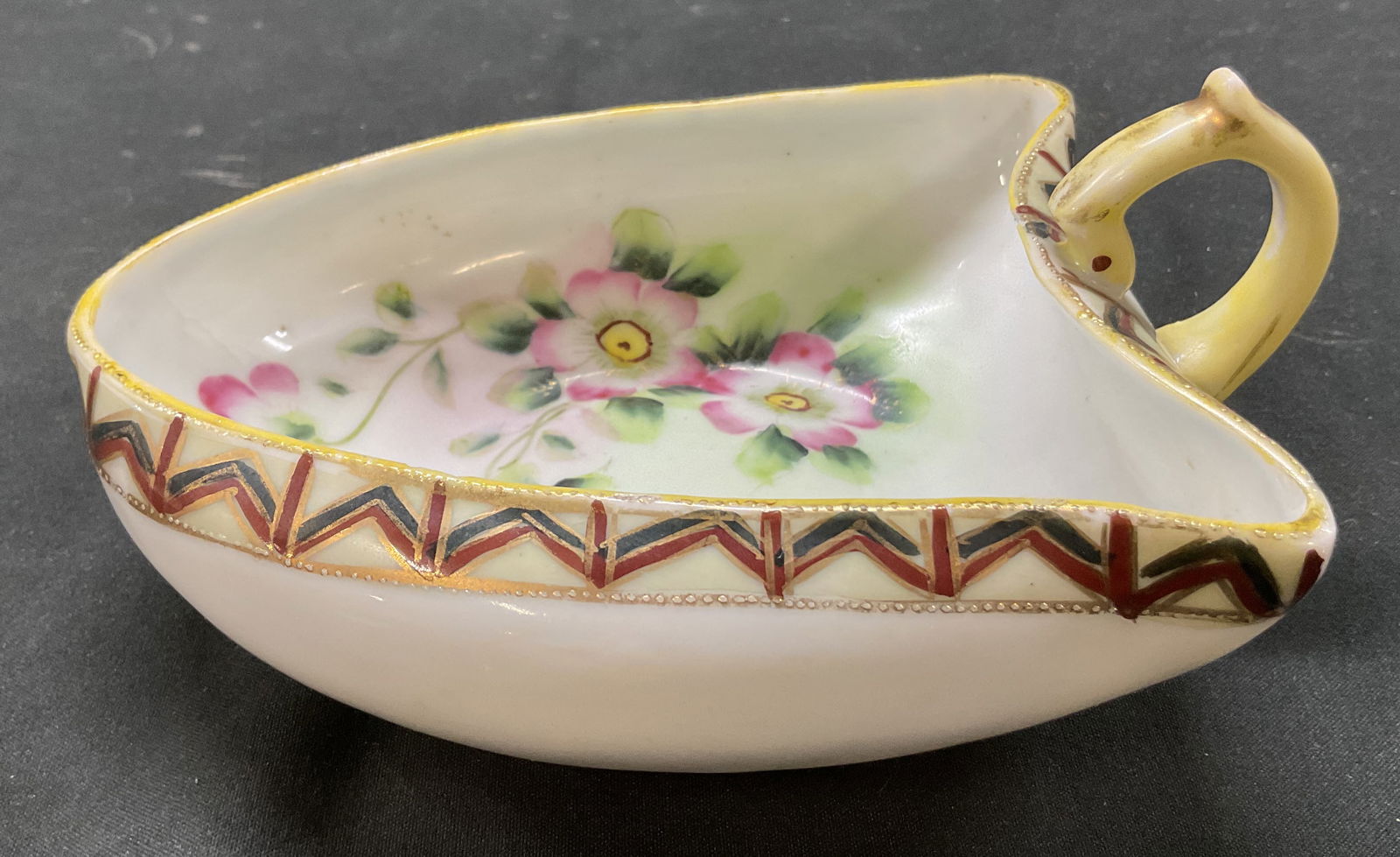 Vintage Porcelain Handled Candy Dish (1 of 9)