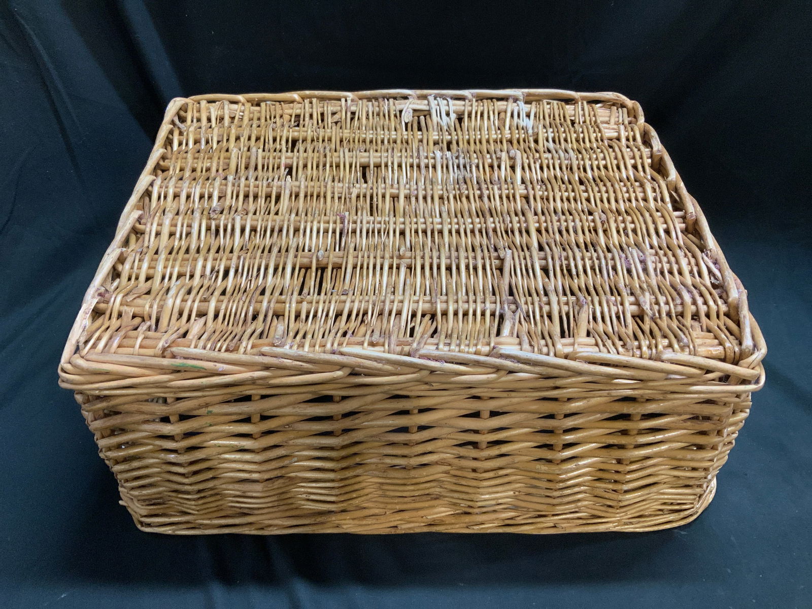 Rectangular Wicker Storage Basket - 6