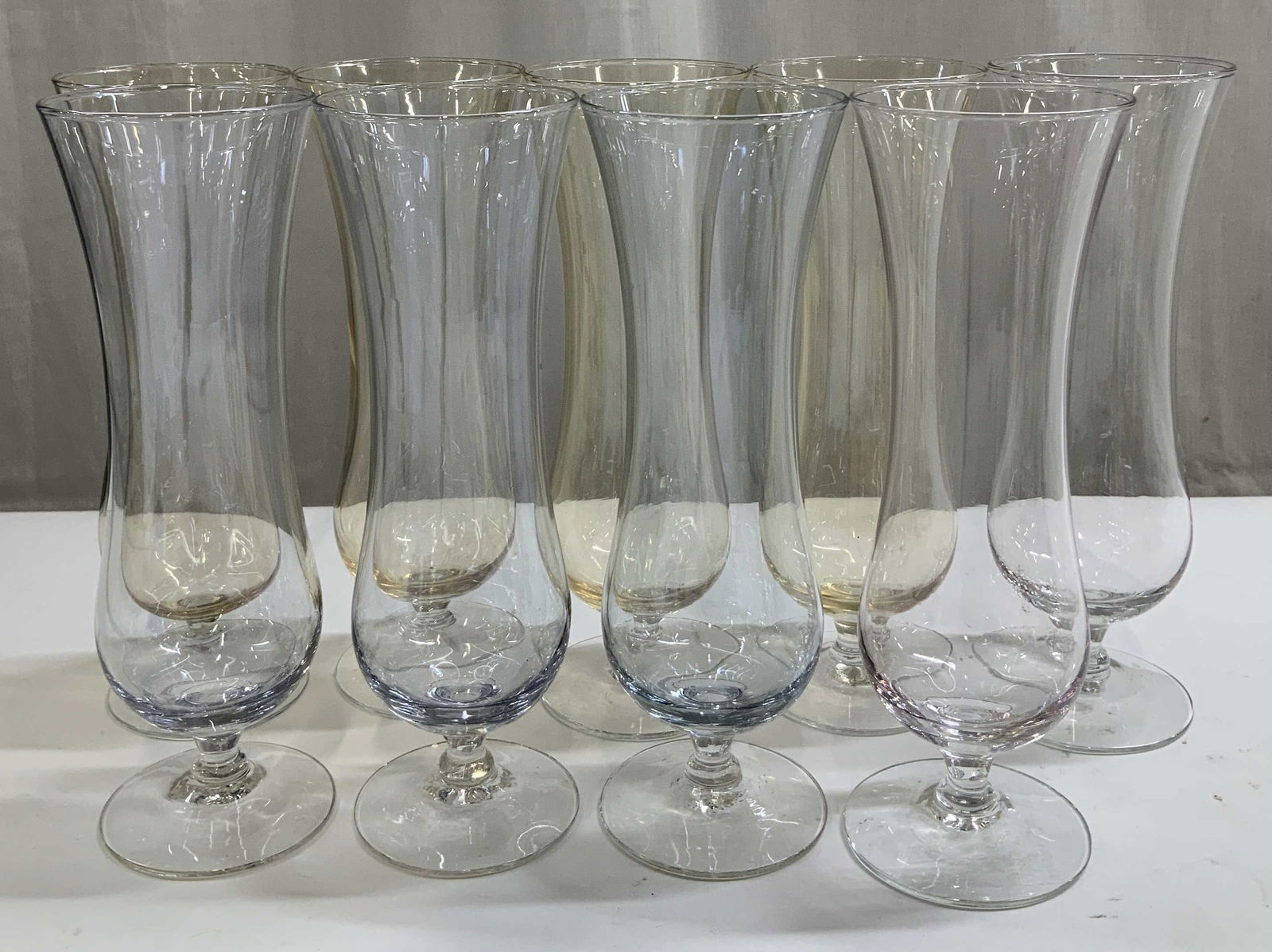 Lot 9 Colored Parfait Desert Glasses (1 of 6)