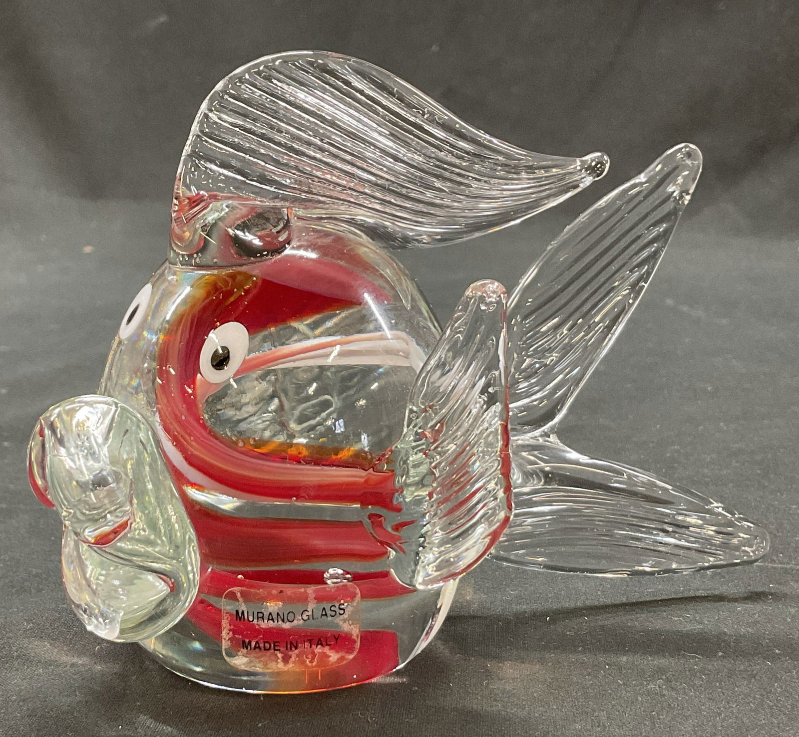 Murano Hand Blown Art Glass Fish Figure Italy (1 of 9)