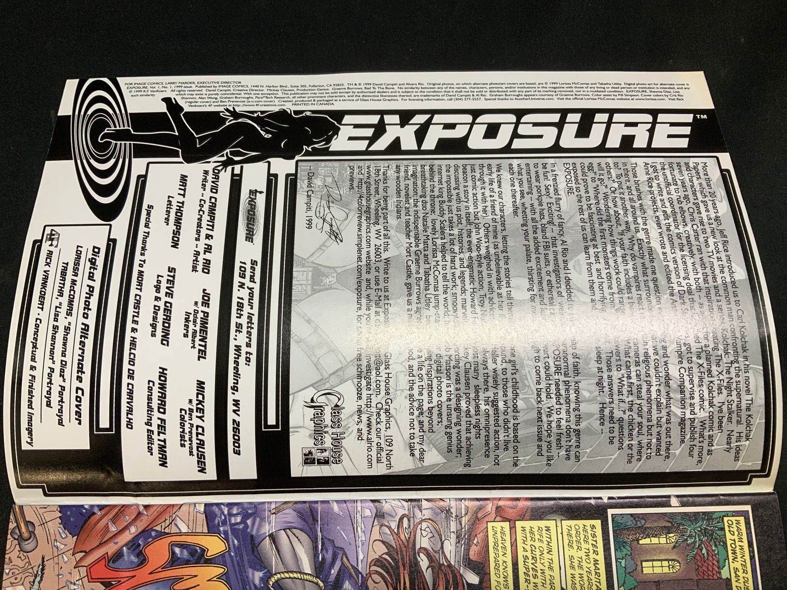 1999 Exposure Issue #1 Image Comic Bk - 3