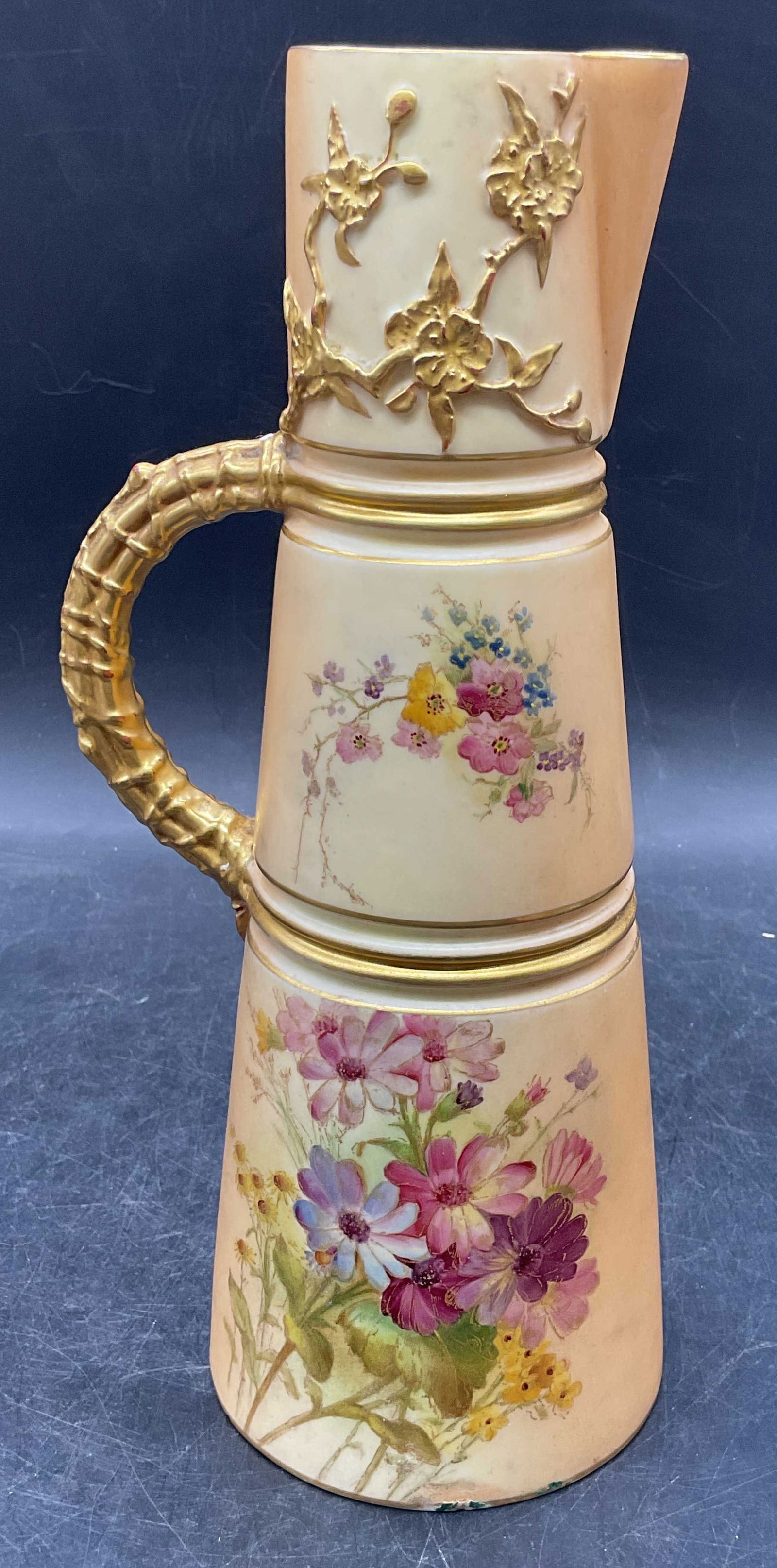 Antique Royal Worcester Porcelain Blush Jug (1 of 7)