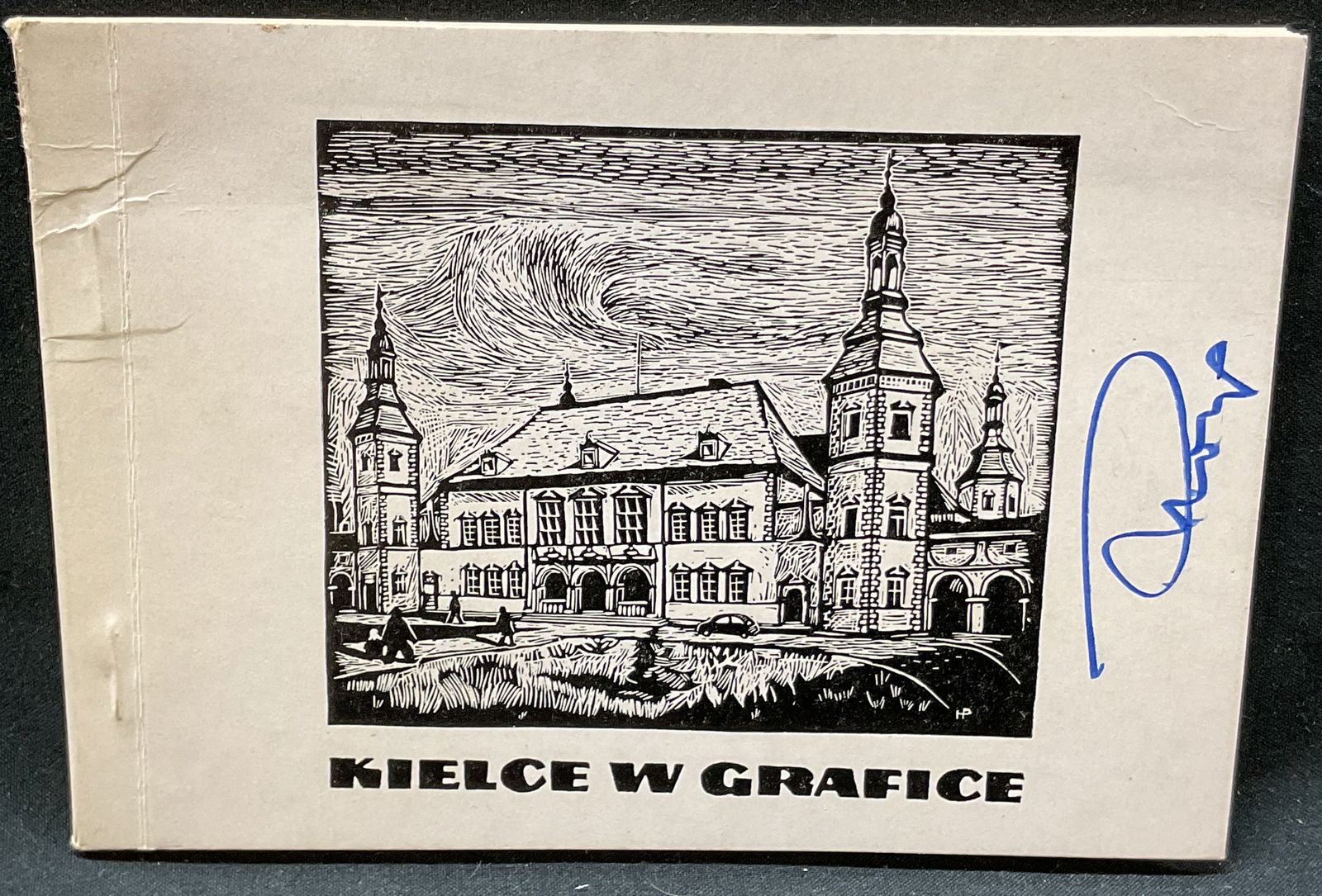 Lot 6 SGND 1970 Kielce Poland Postcards Booklet: Lot of 6 1970 Poland postcards booklet. Signed on front by artist. Printed in 1970. Front reads Kielce W Grafice. H. Papierniak print run 3,000 + 50 copies. Printing Graphic Experimental Workshop ZPAP