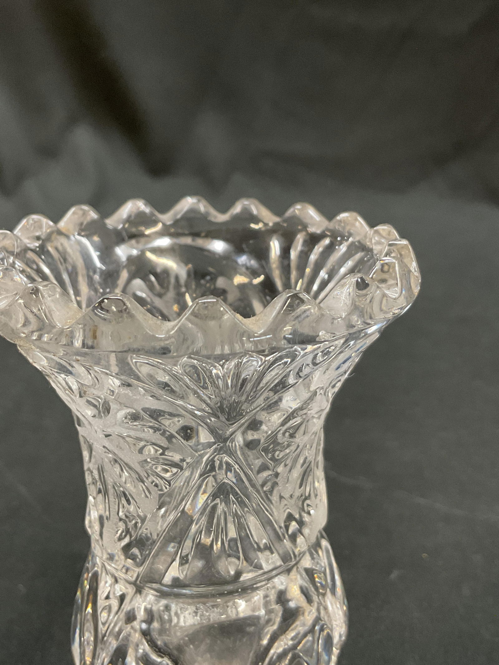 Lot 3 Block+ Cut Crystal Tableware - 11