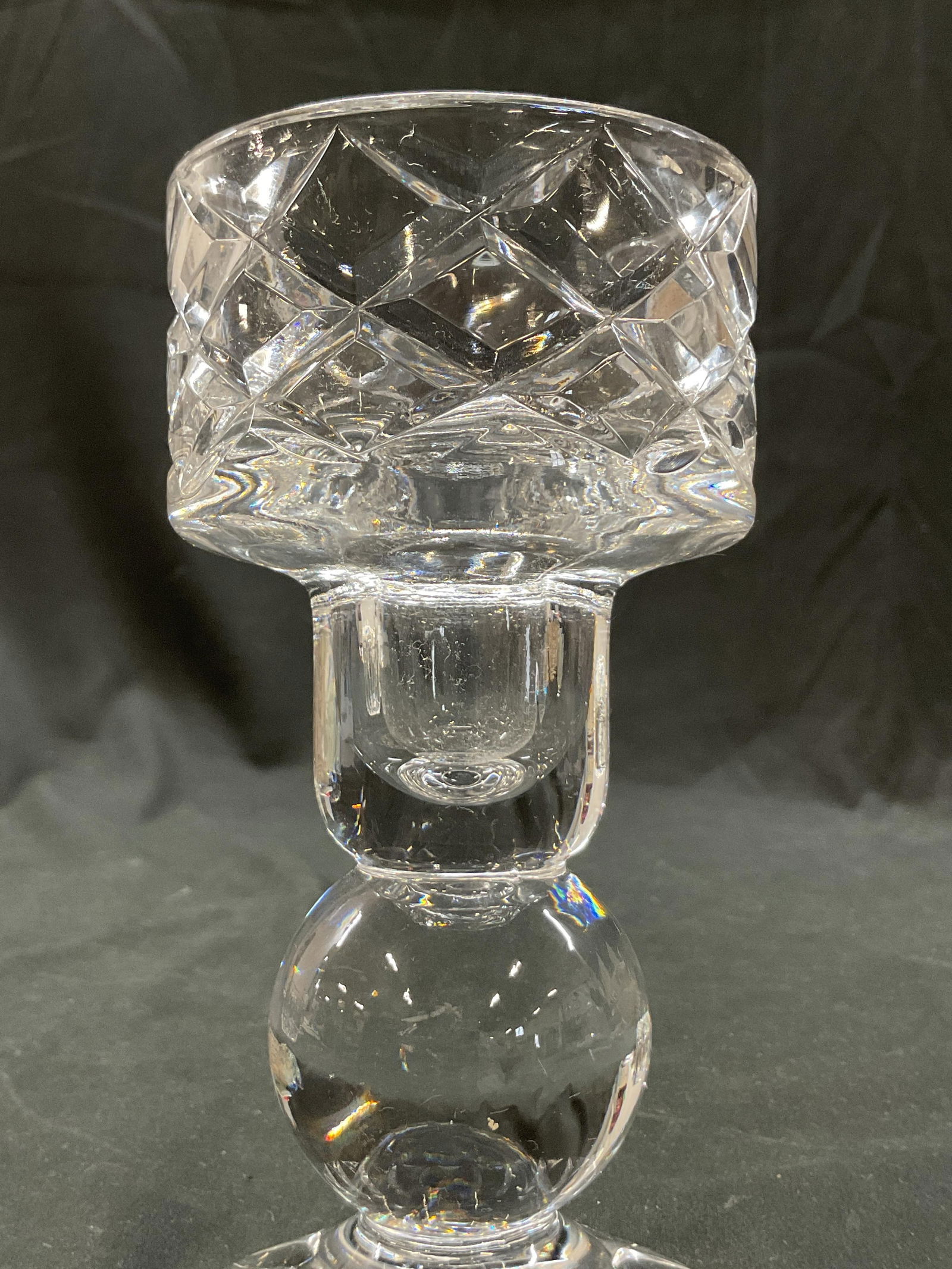 Lot 3 Block+ Cut Crystal Tableware - 6