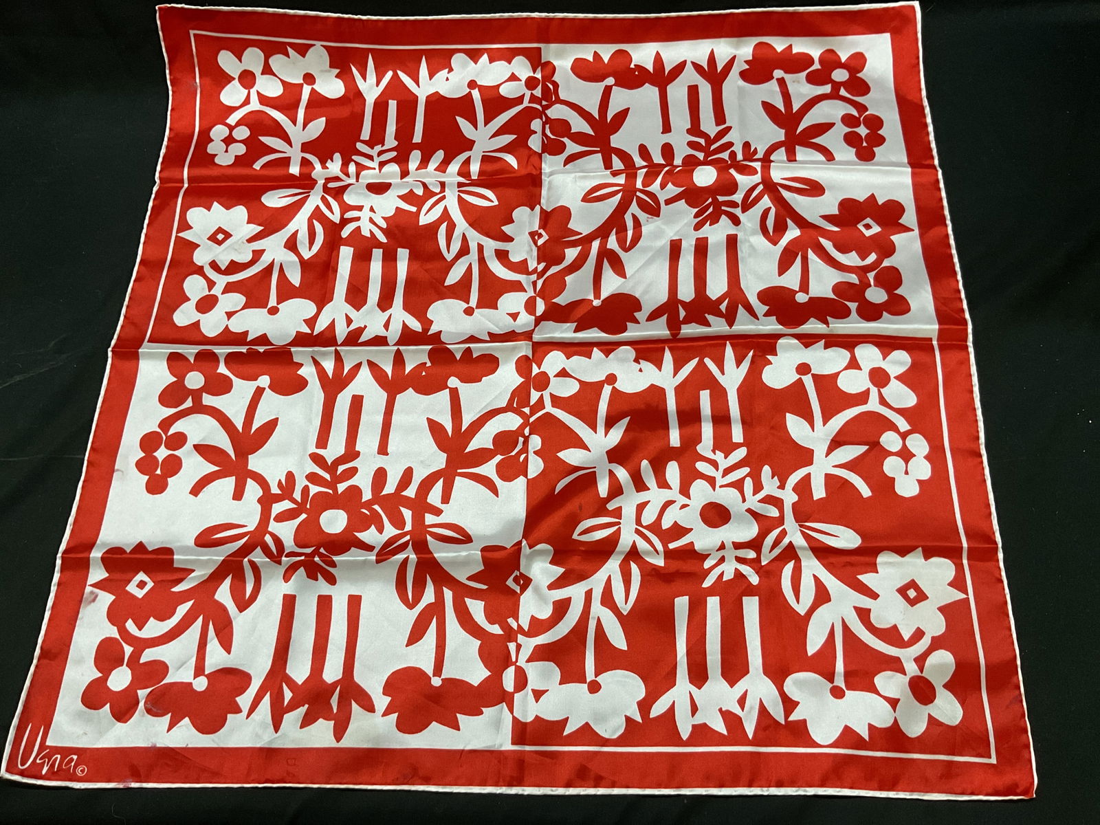 Vera Neumann Floral Silk Scarf Japan (1 of 9)