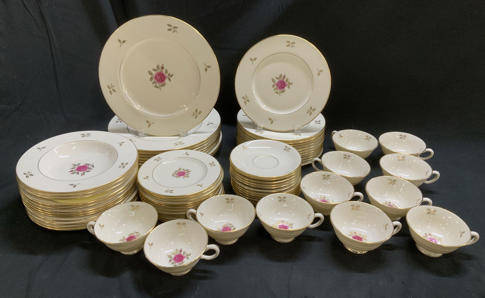Lot 70 Rhodora By Lenox Tableware USA (1 of 8)