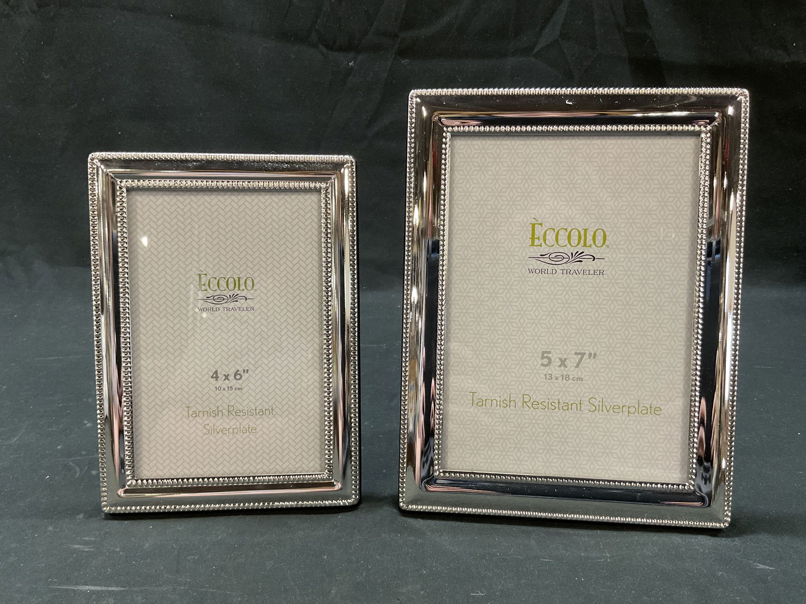 Lot 5 Eccolo Silver Plated Picture Frames NIB - 2