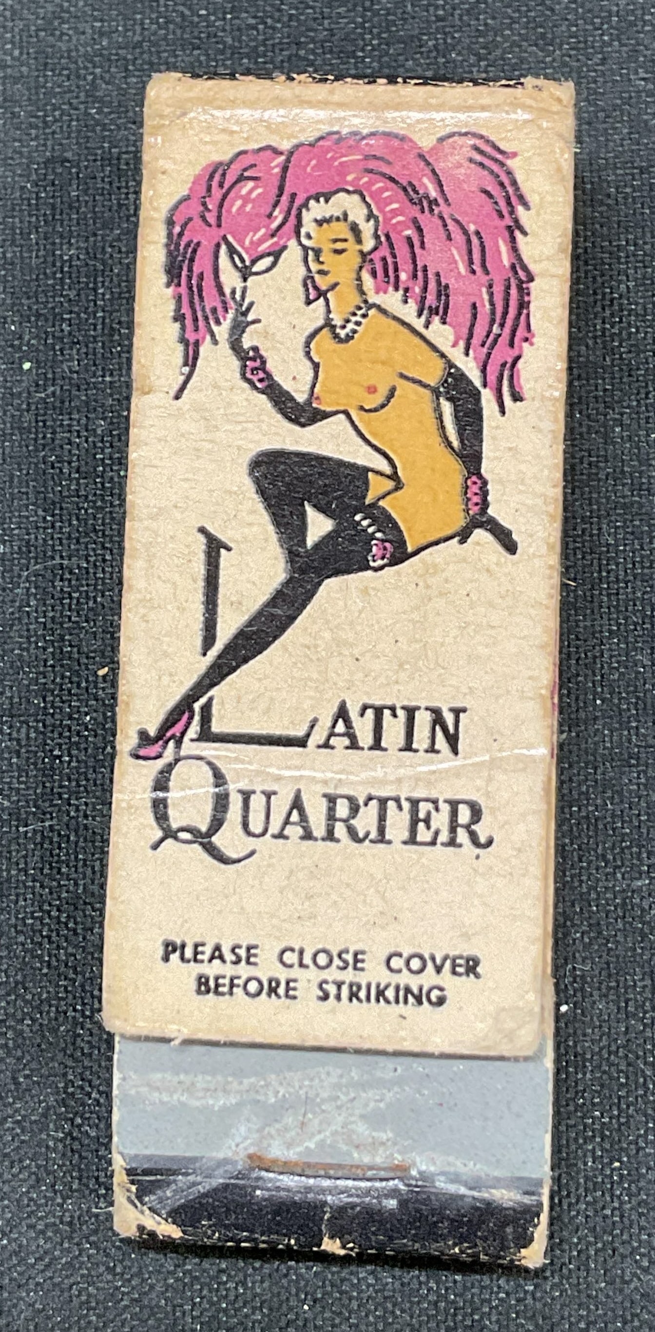Vtg Latin Quarter Advertising Matchbook (1 of 6)