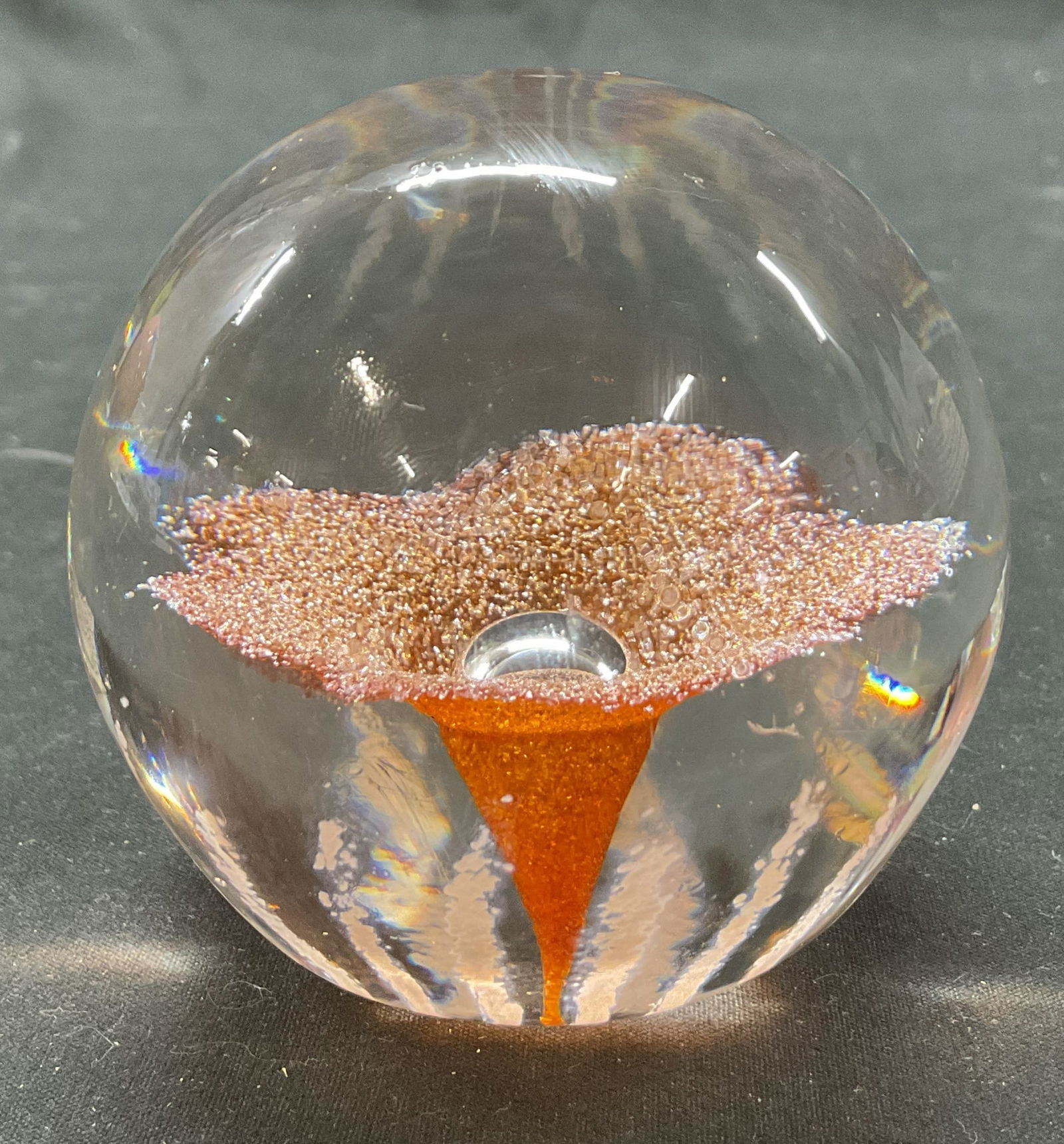 SGND Hand Blown Art Glass Paperweight (1 of 6)
