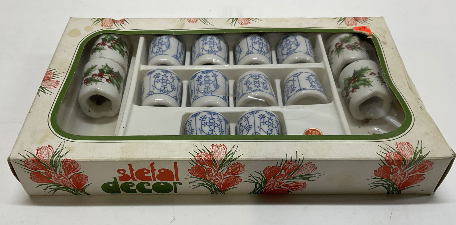 Lot 14 Vntg Candle Holders Box, W Germany & Switz (1 of 10)