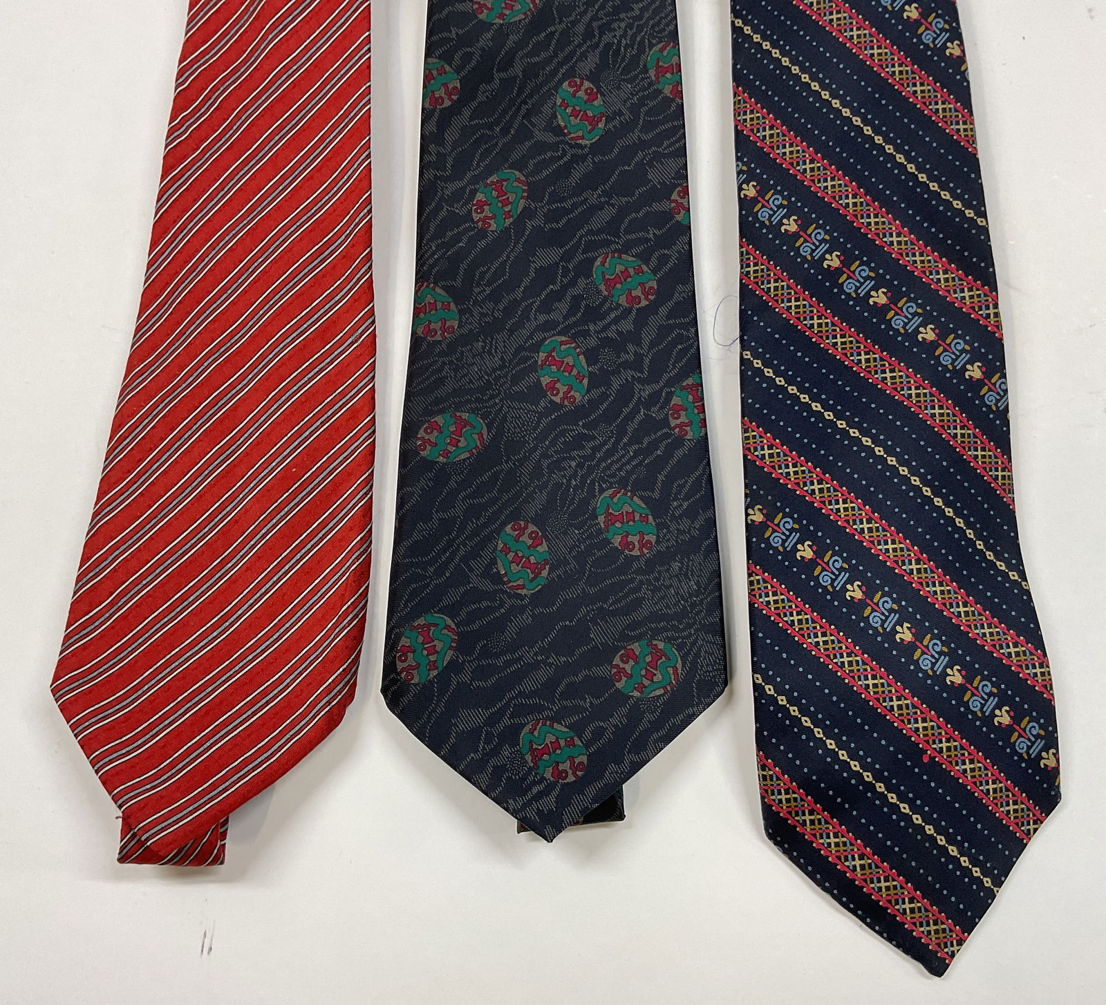 Lot 3 Valentino Cravatte+ Silk Neck Ties Italy (1 of 6)