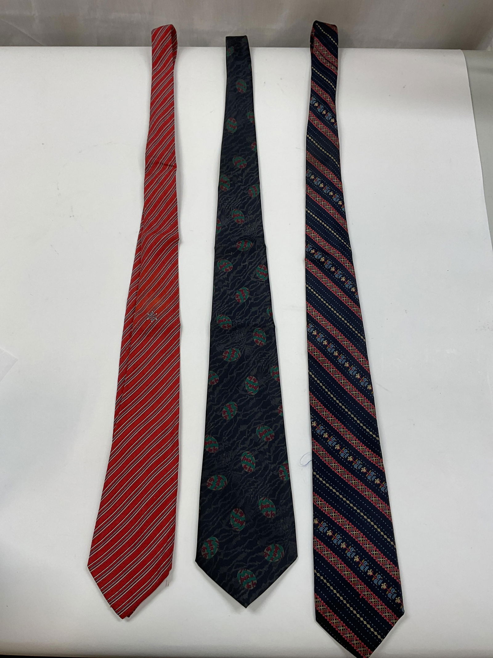 Lot 3 Valentino Cravatte+ Silk Neck Ties Italy - 3