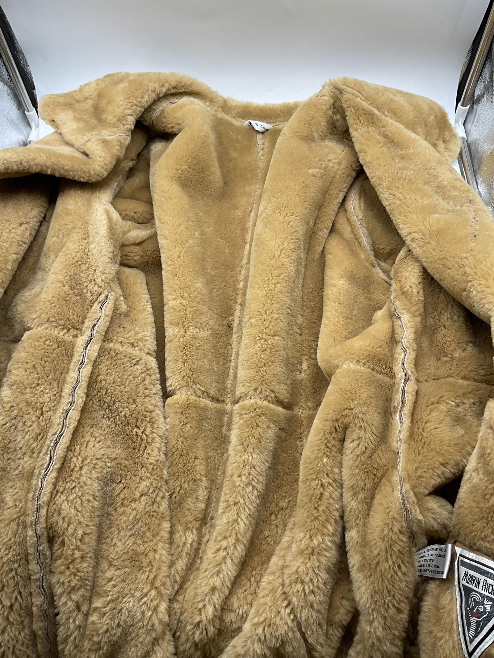 Marvin Richards Tan Buttoned Coat - 11