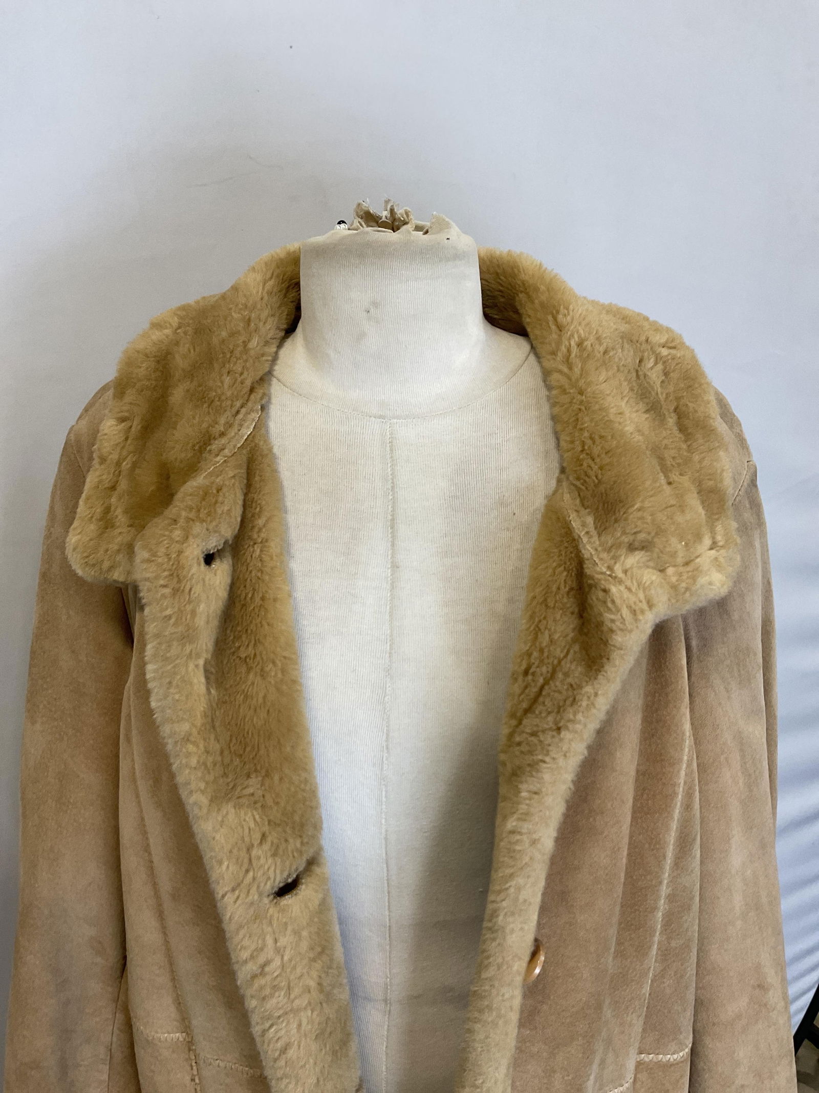Marvin Richards Tan Buttoned Coat - 5