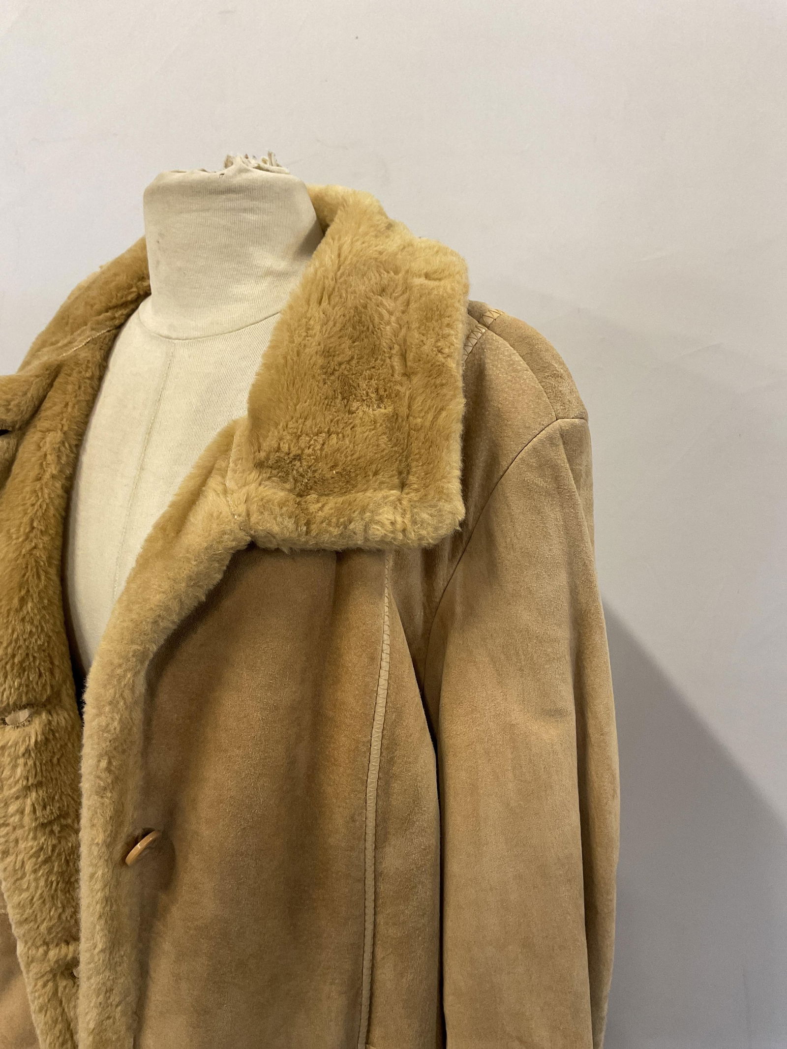 Marvin Richards Tan Buttoned Coat - 8